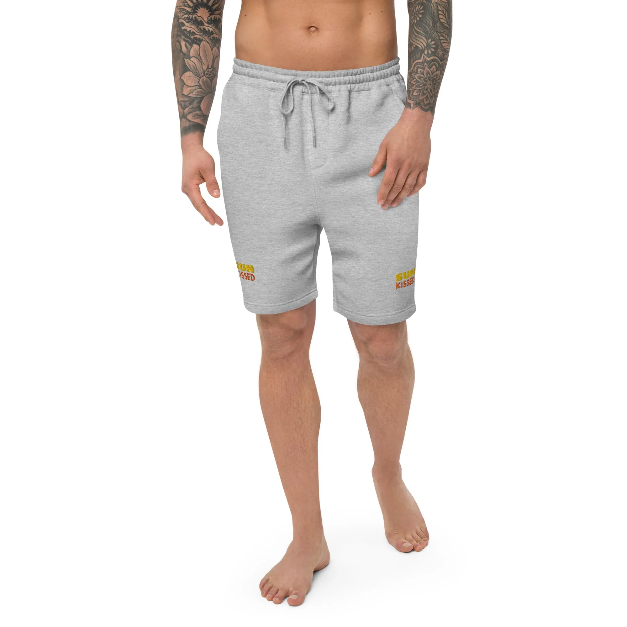 Men's Fleece Shorts (Glamourange Luxury Fleece Shorts Mens - 001 Model)