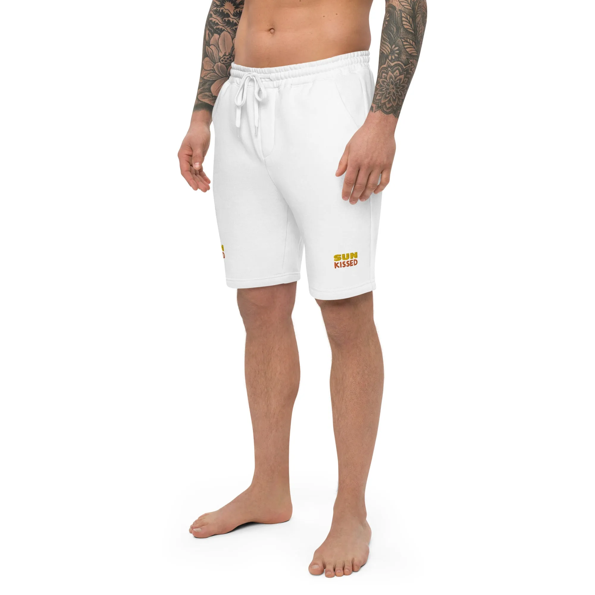 Men's Fleece Shorts (Glamourange Luxury Fleece Shorts Mens - 001 Model)
