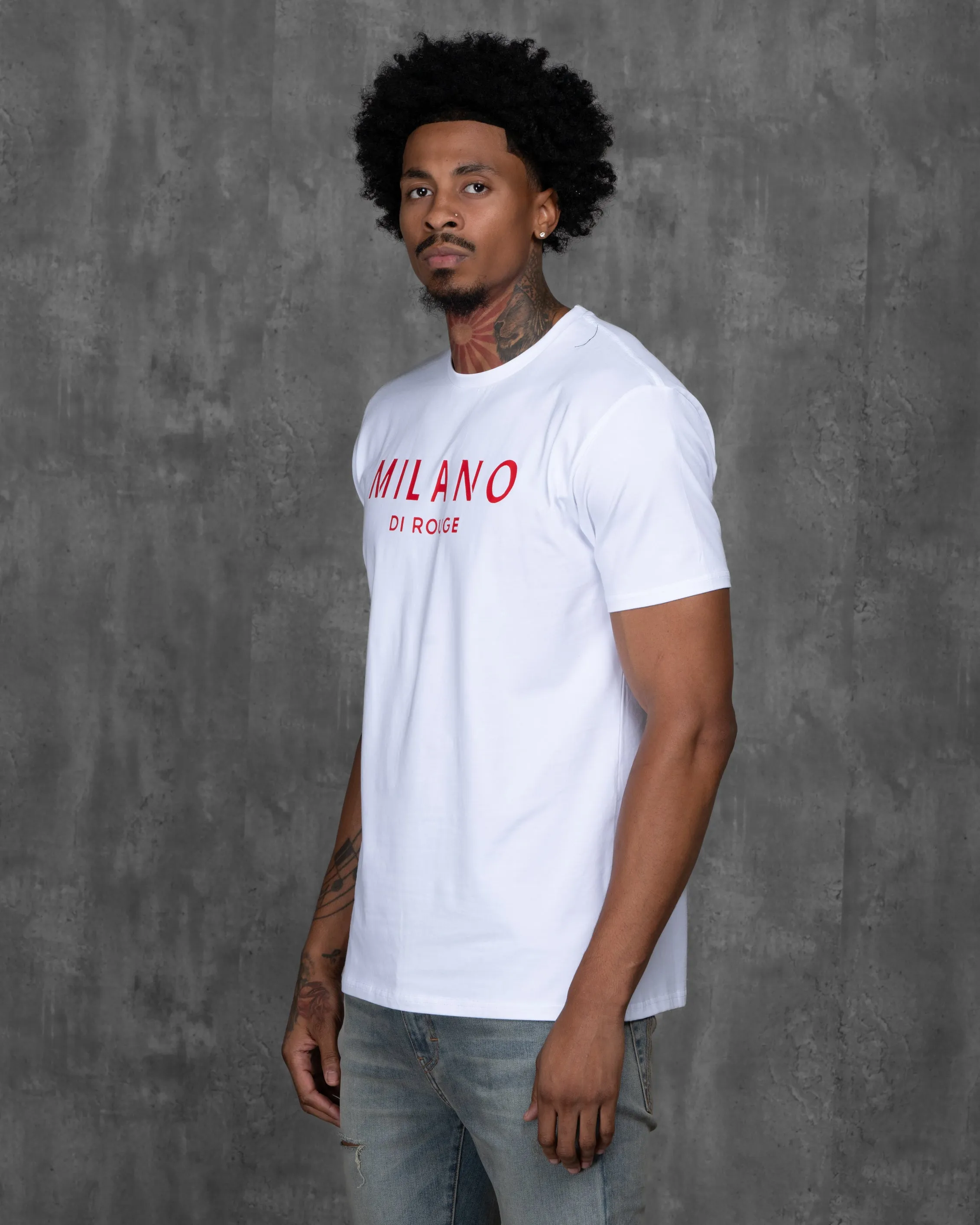 Men's Lux Signature Tee Blanc