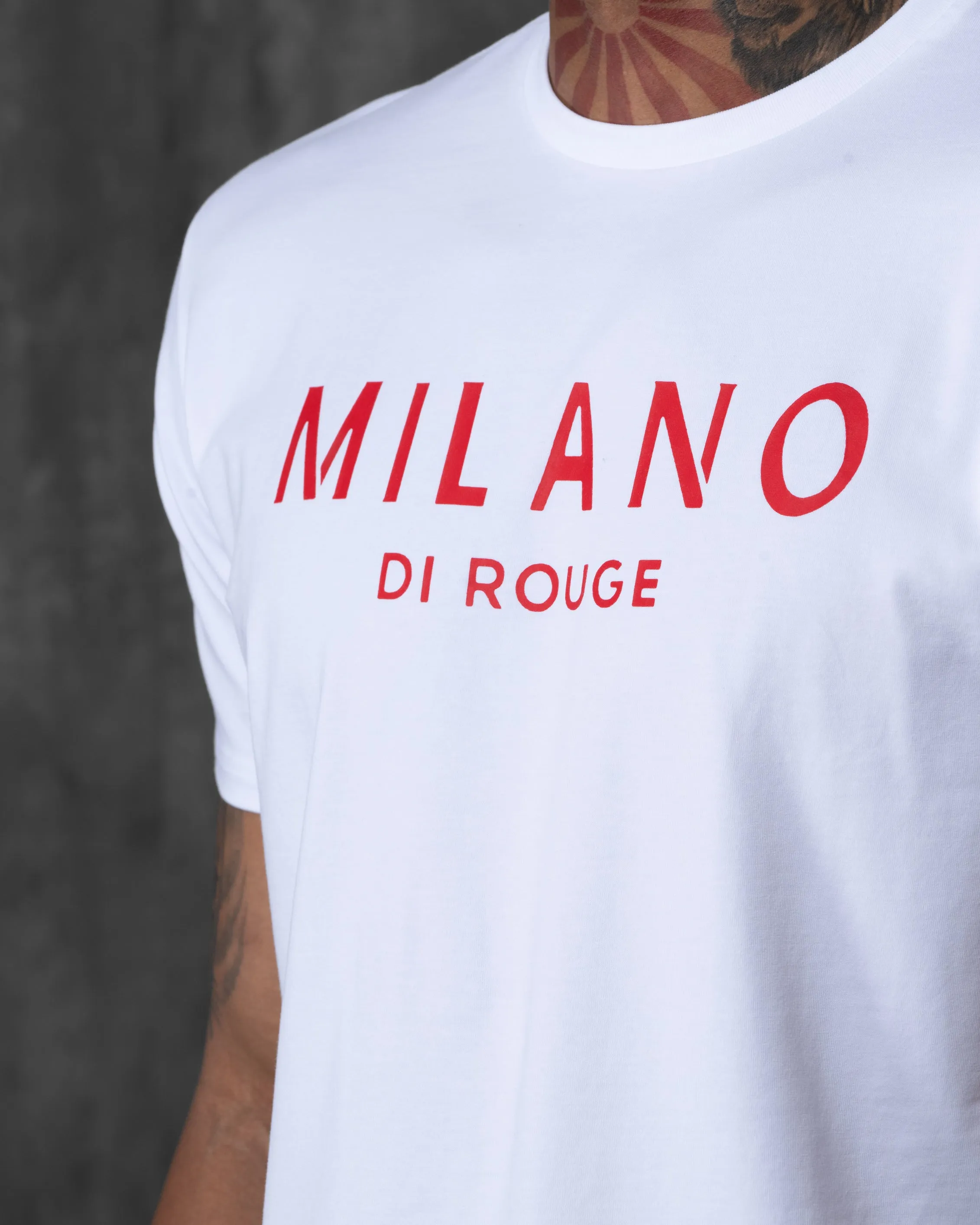 Men's Lux Signature Tee Blanc