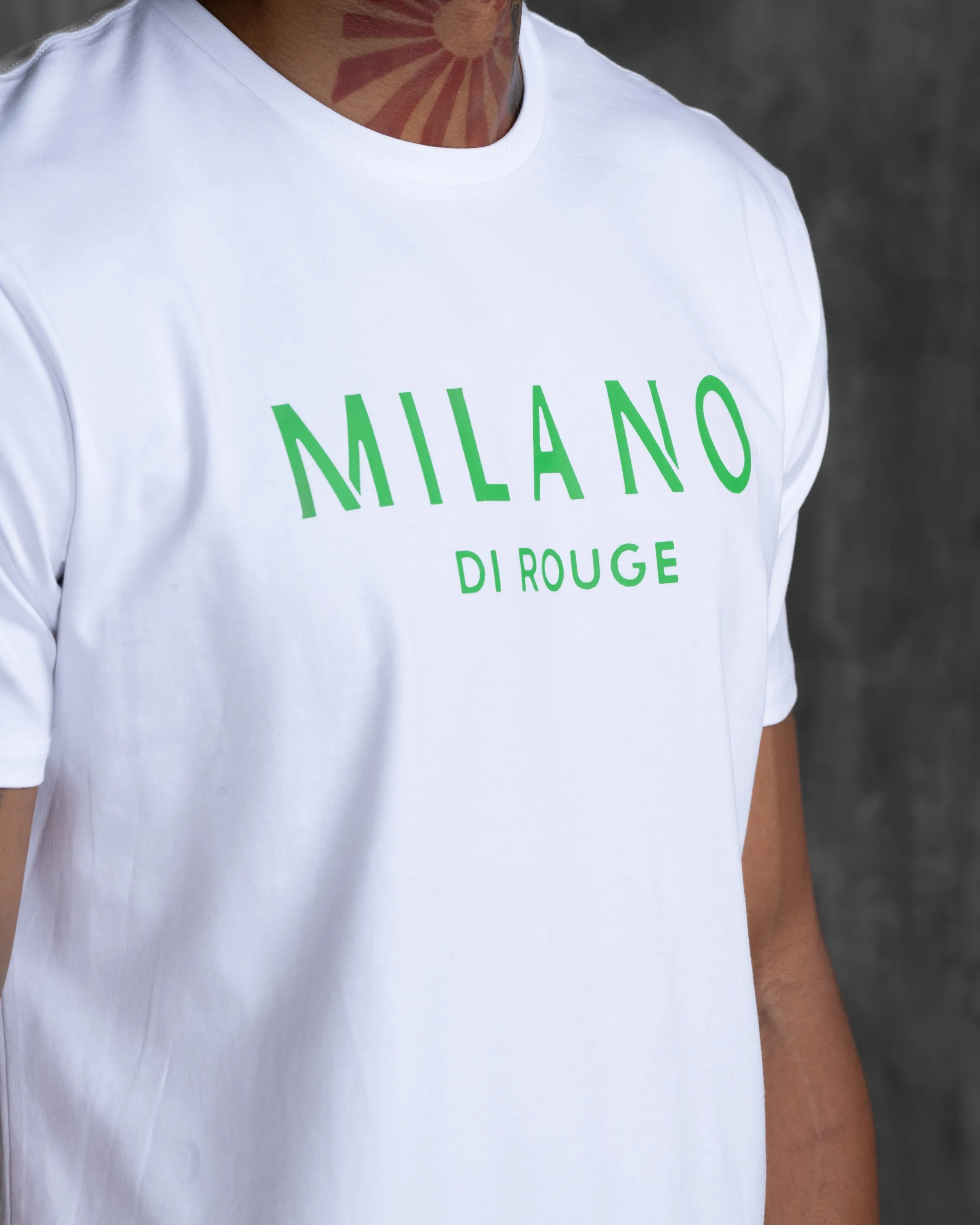 Men's Lux Signature Tee Blanc