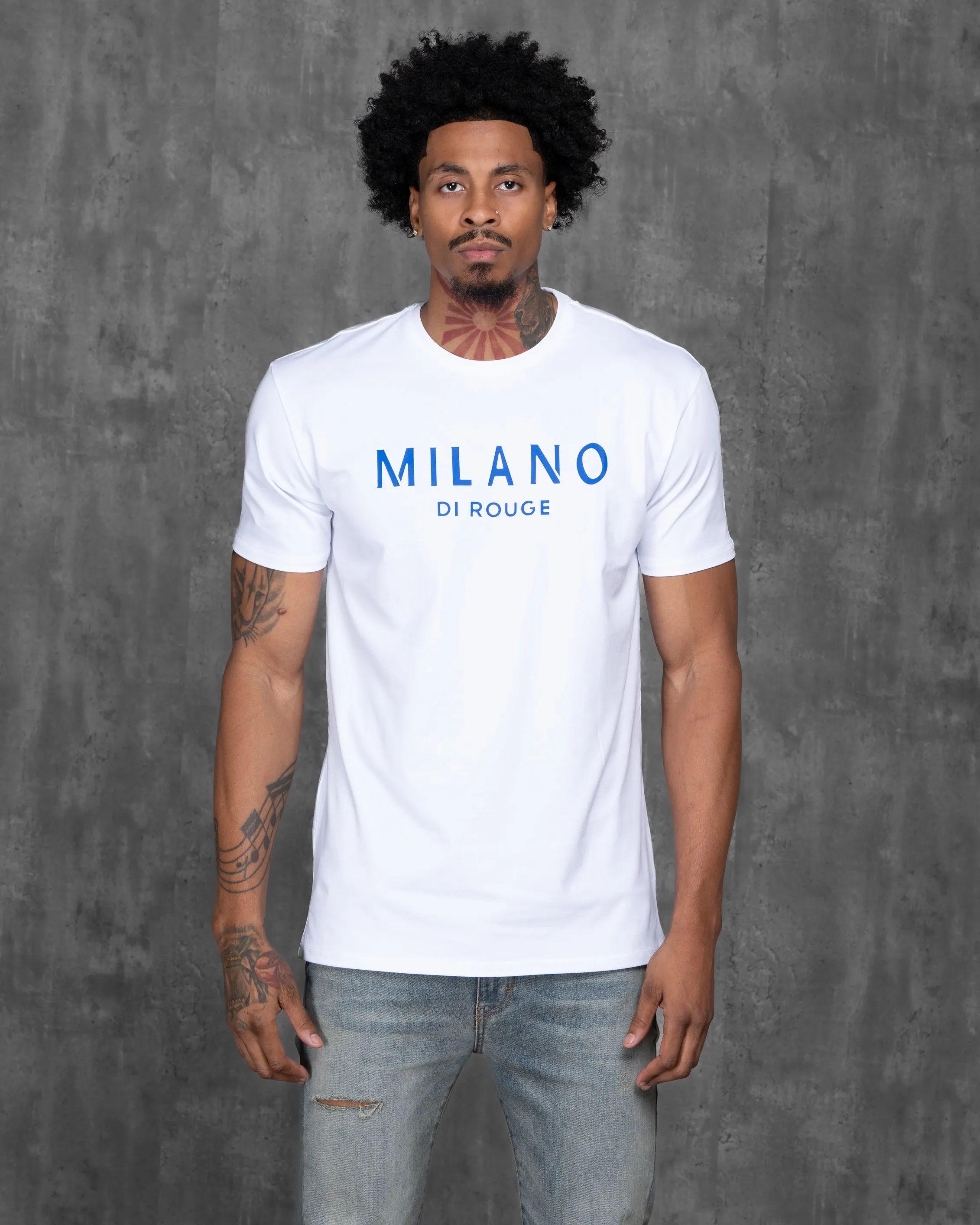 Men's Lux Signature Tee Blanc