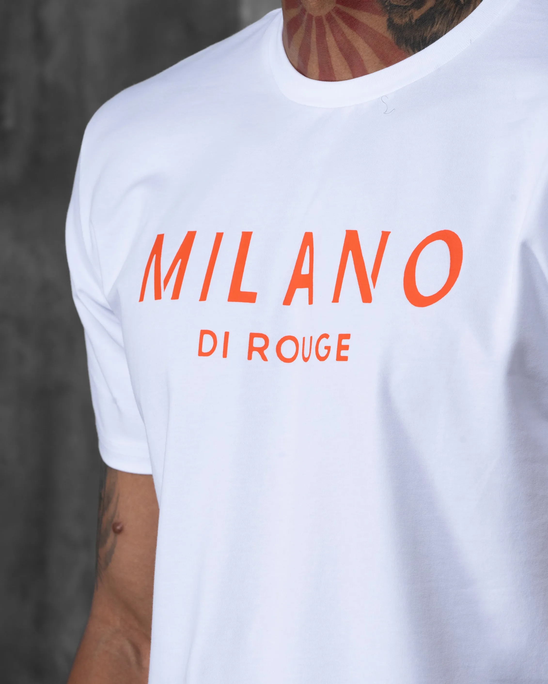 Men's Lux Signature Tee Blanc