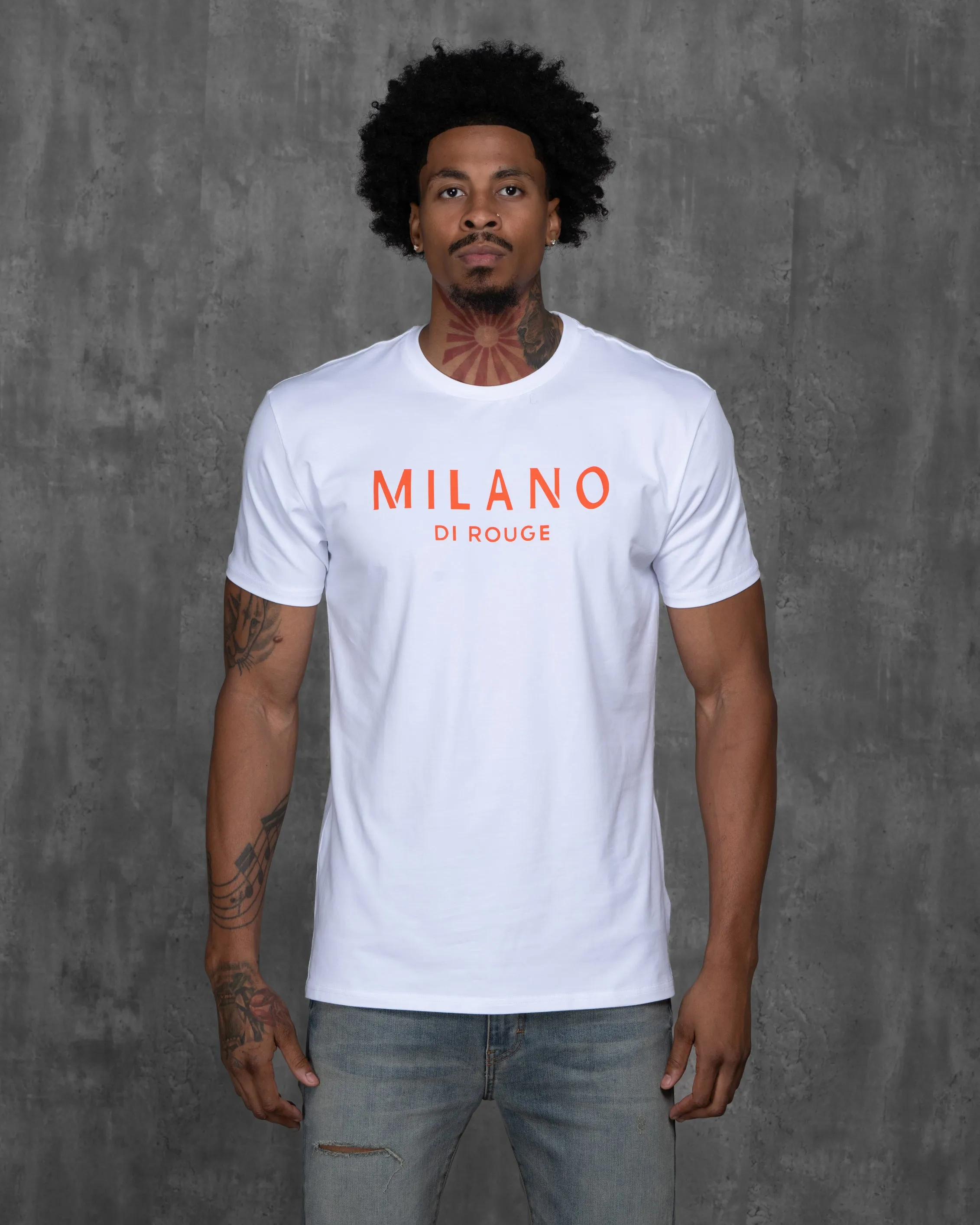 Men's Lux Signature Tee Blanc