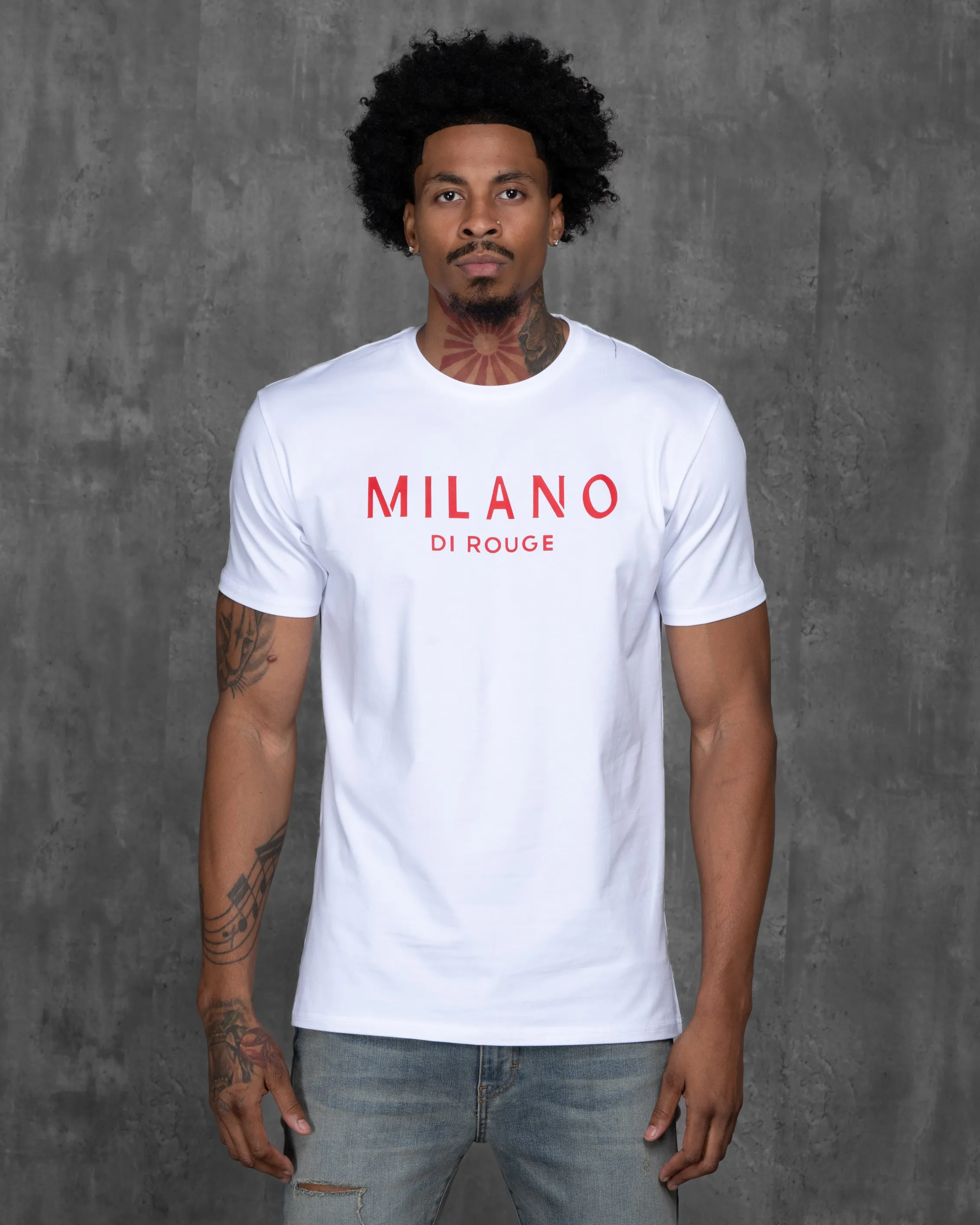 Men's Lux Signature Tee Blanc