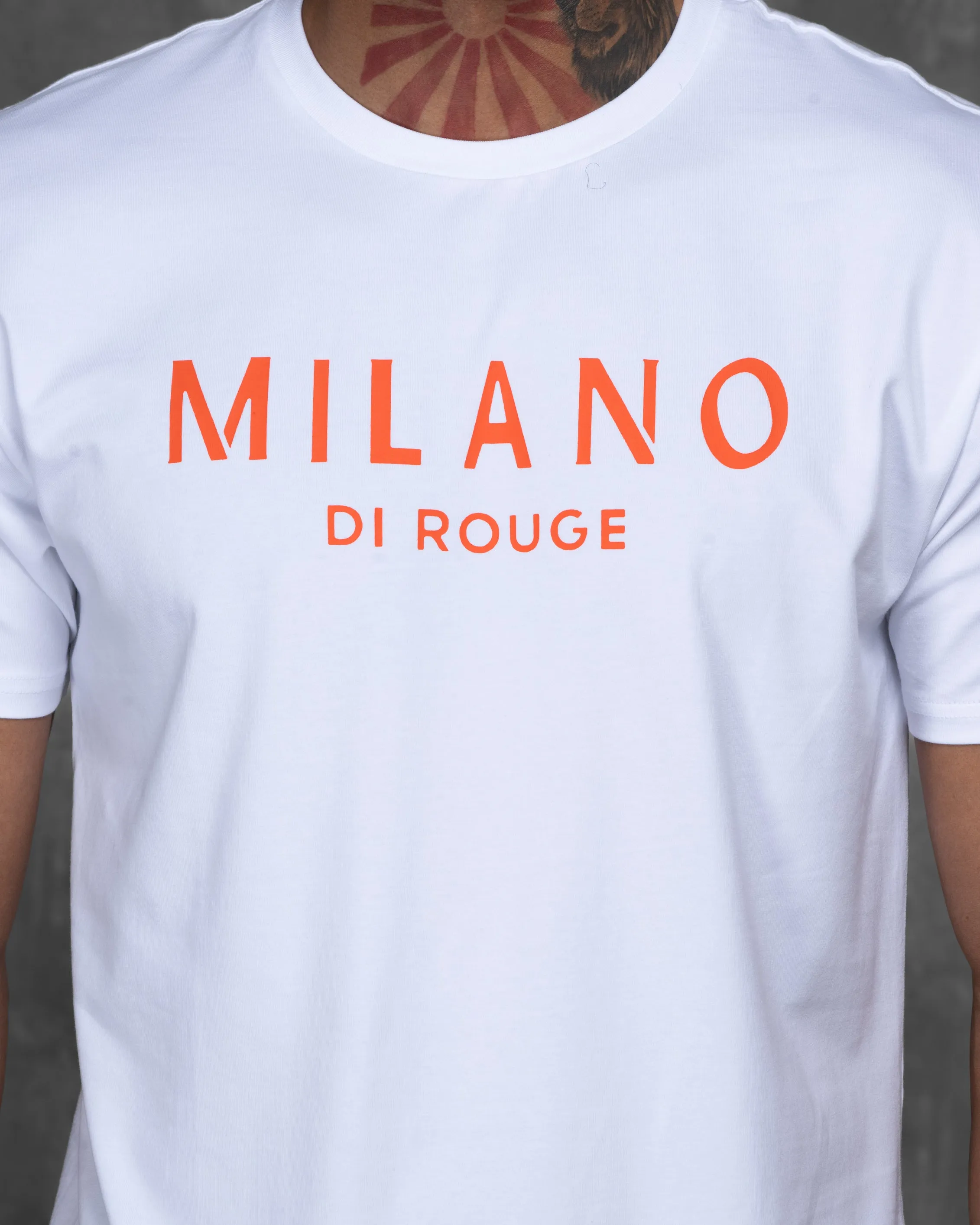 Men's Lux Signature Tee Blanc