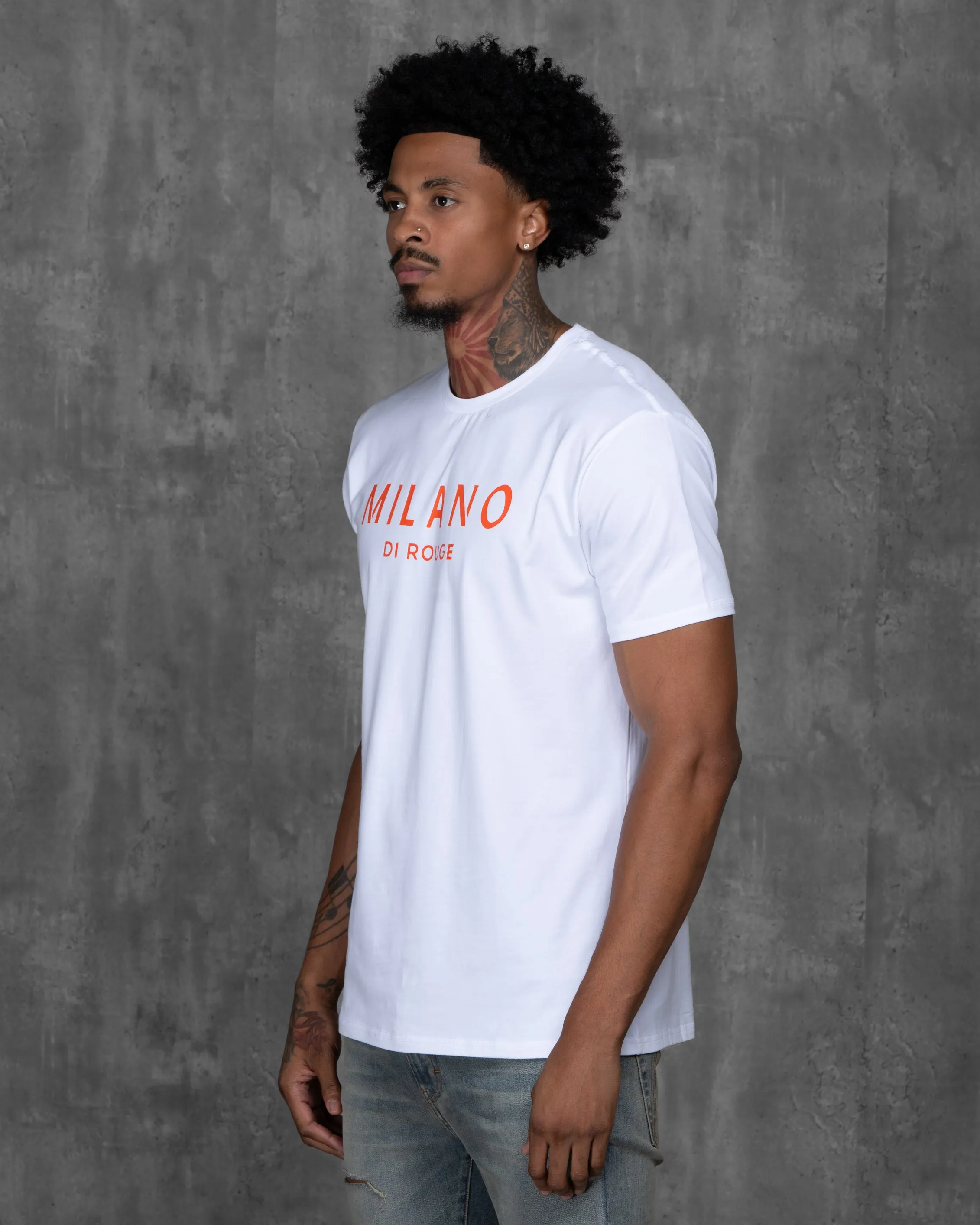 Men's Lux Signature Tee Blanc