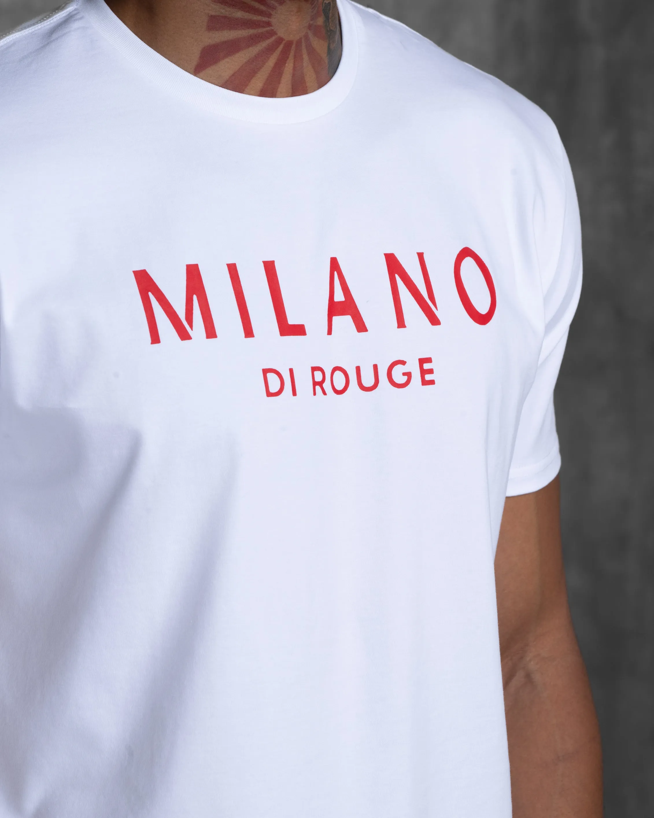 Men's Lux Signature Tee Blanc