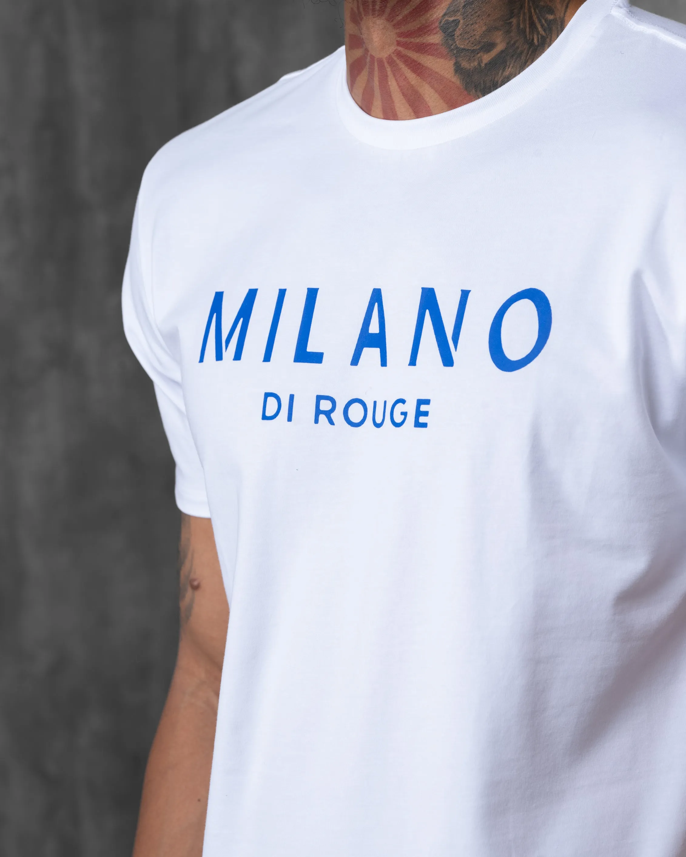 Men's Lux Signature Tee Blanc