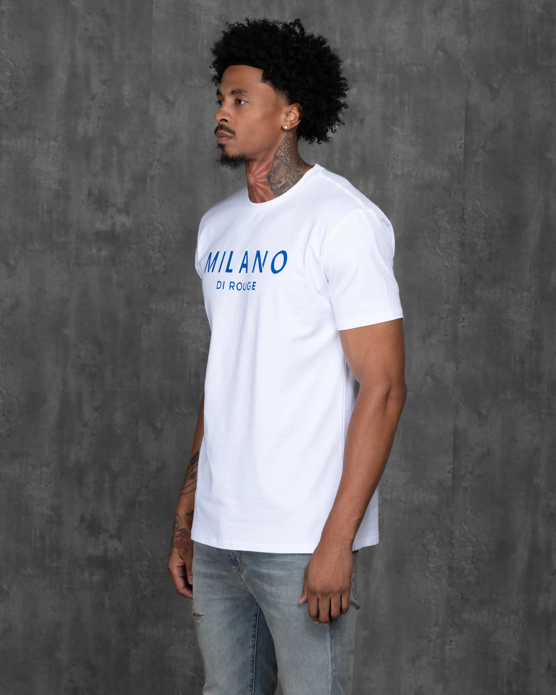 Men's Lux Signature Tee Blanc