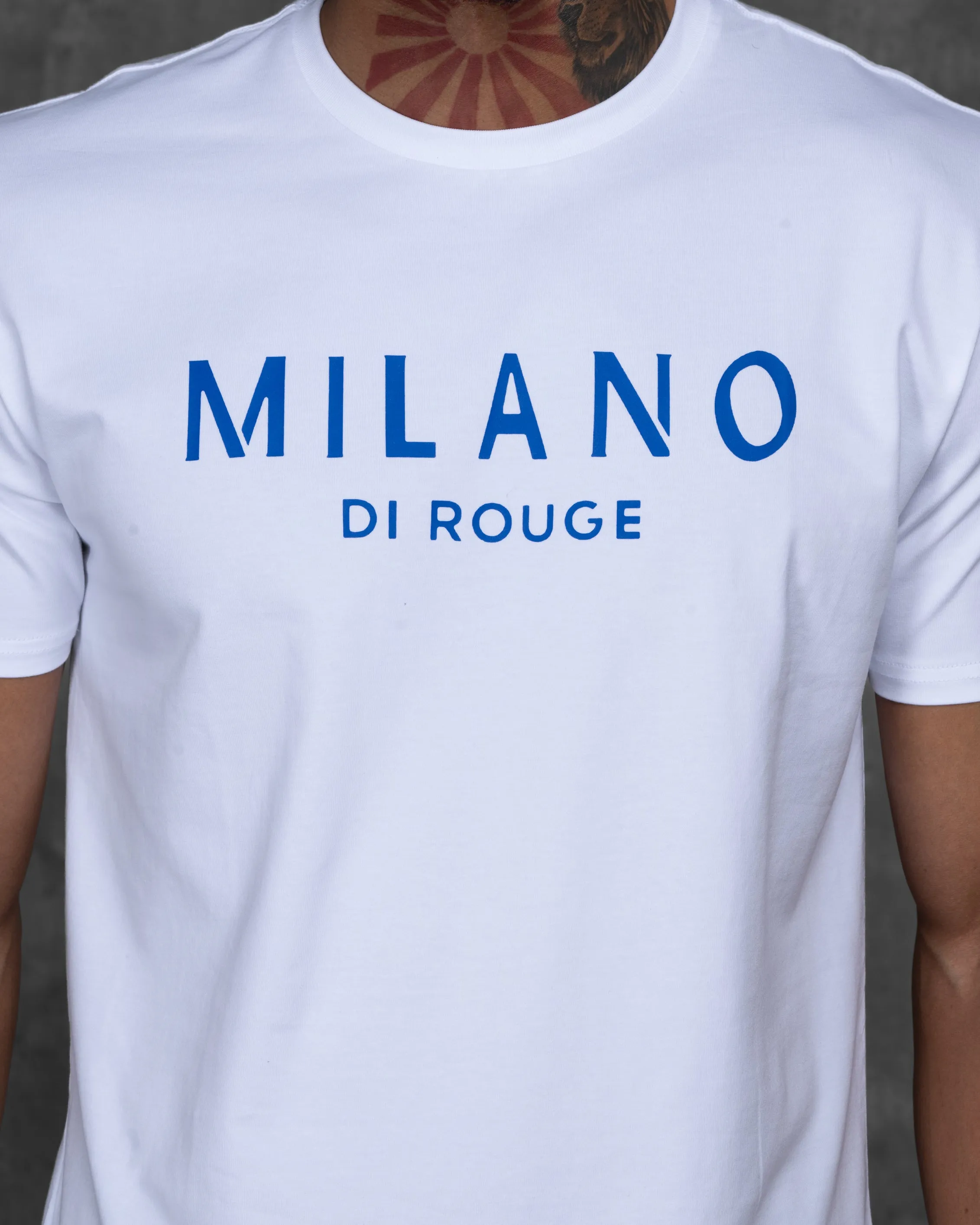 Men's Lux Signature Tee Blanc