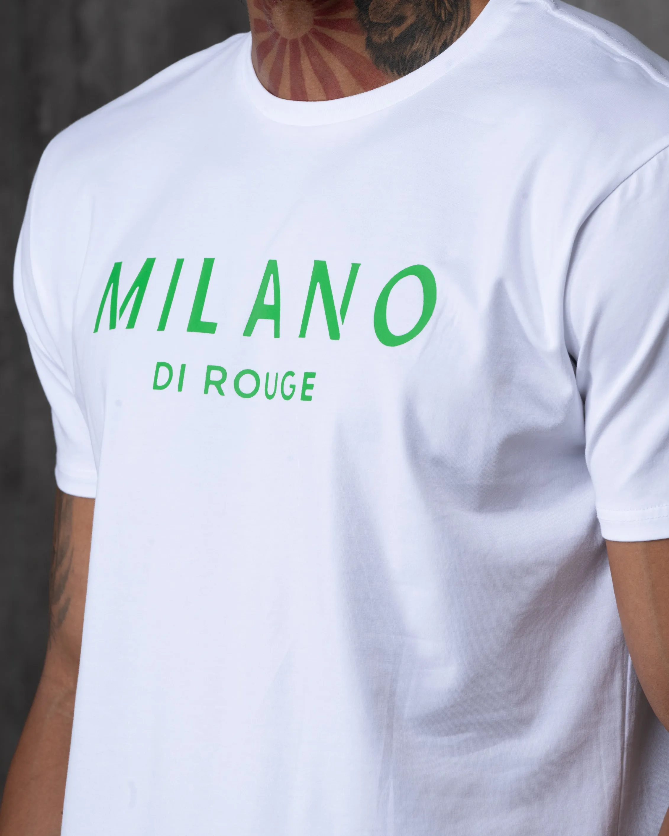 Men's Lux Signature Tee Blanc