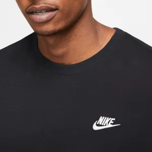 Men's Nike Essential Embroidered Tee (Slim Fit)(Black/White)(AR4999-013)