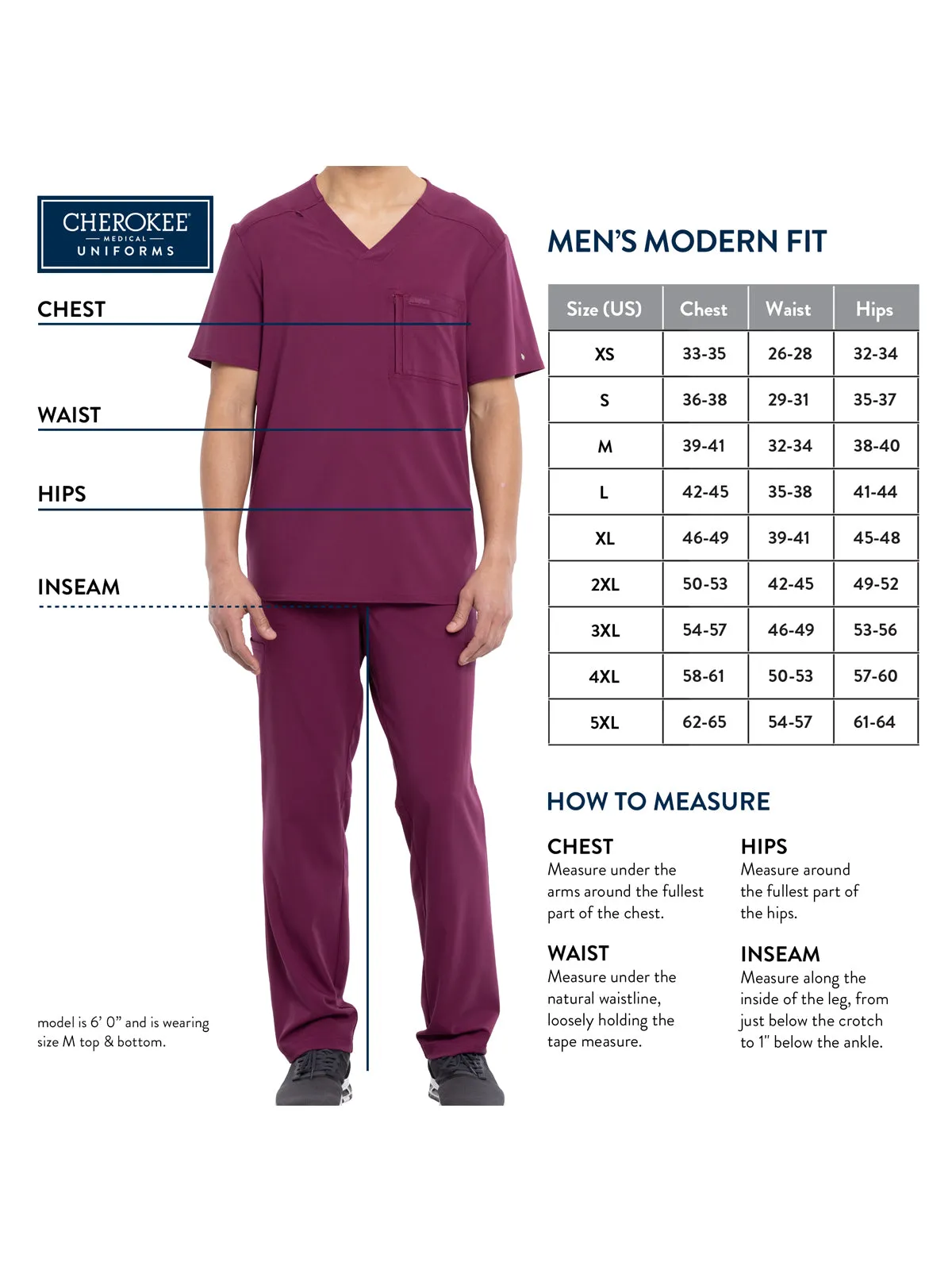 Men's Pocketless Underscrub Tee - IN607 - Fire Bird