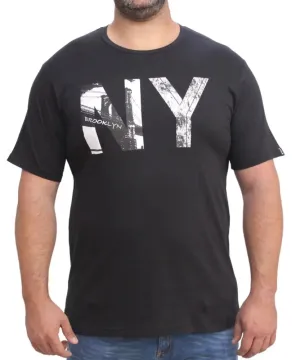 Mens Printed New York Tee