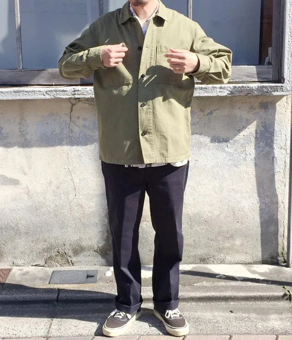 MHL./LIGHT COTTON TWILL SHIRTS (KHAKI)