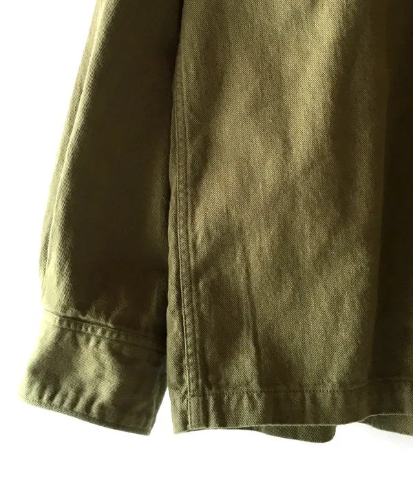 MHL./LIGHT COTTON TWILL SHIRTS (KHAKI)