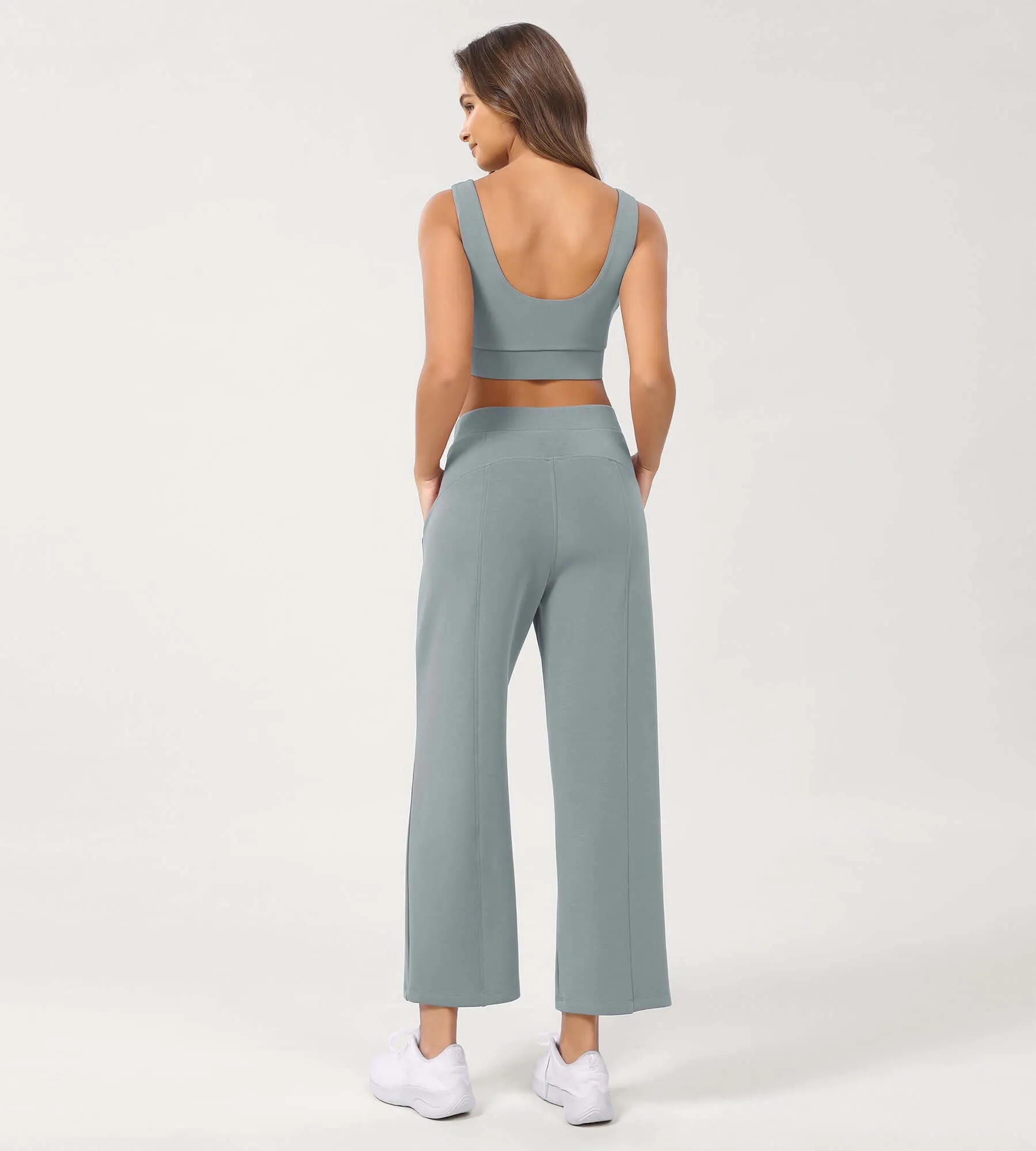 Modal Soft Relaxed Cropped Pants