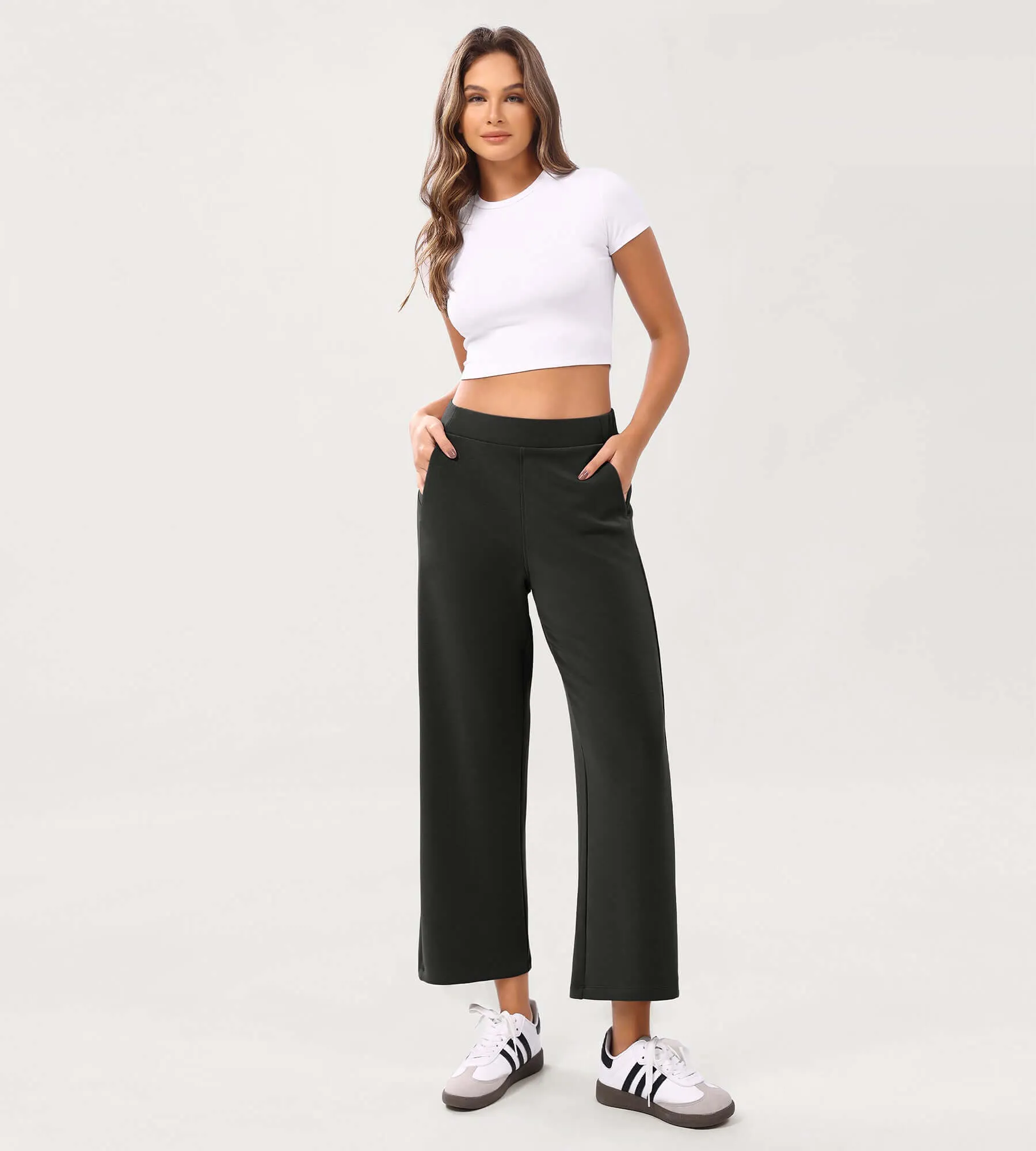 Modal Soft Relaxed Cropped Pants