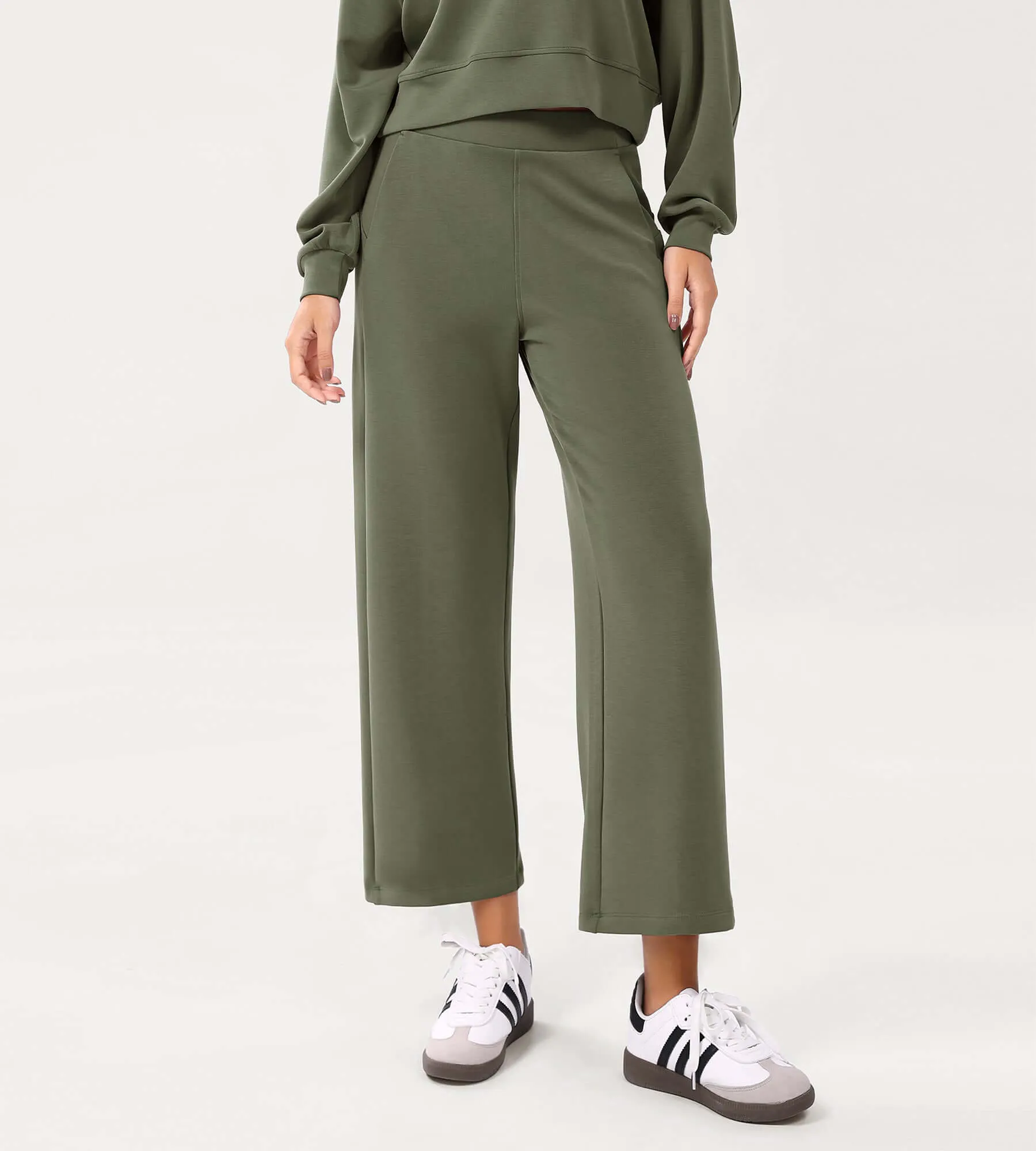 Modal Soft Relaxed Cropped Pants