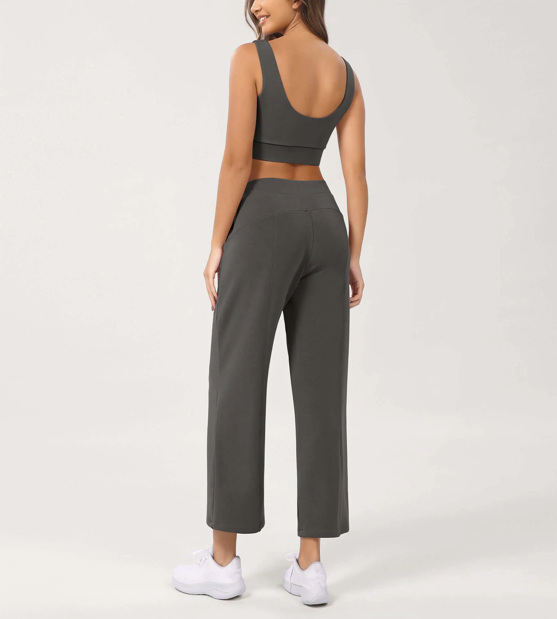 Modal Soft Relaxed Cropped Pants