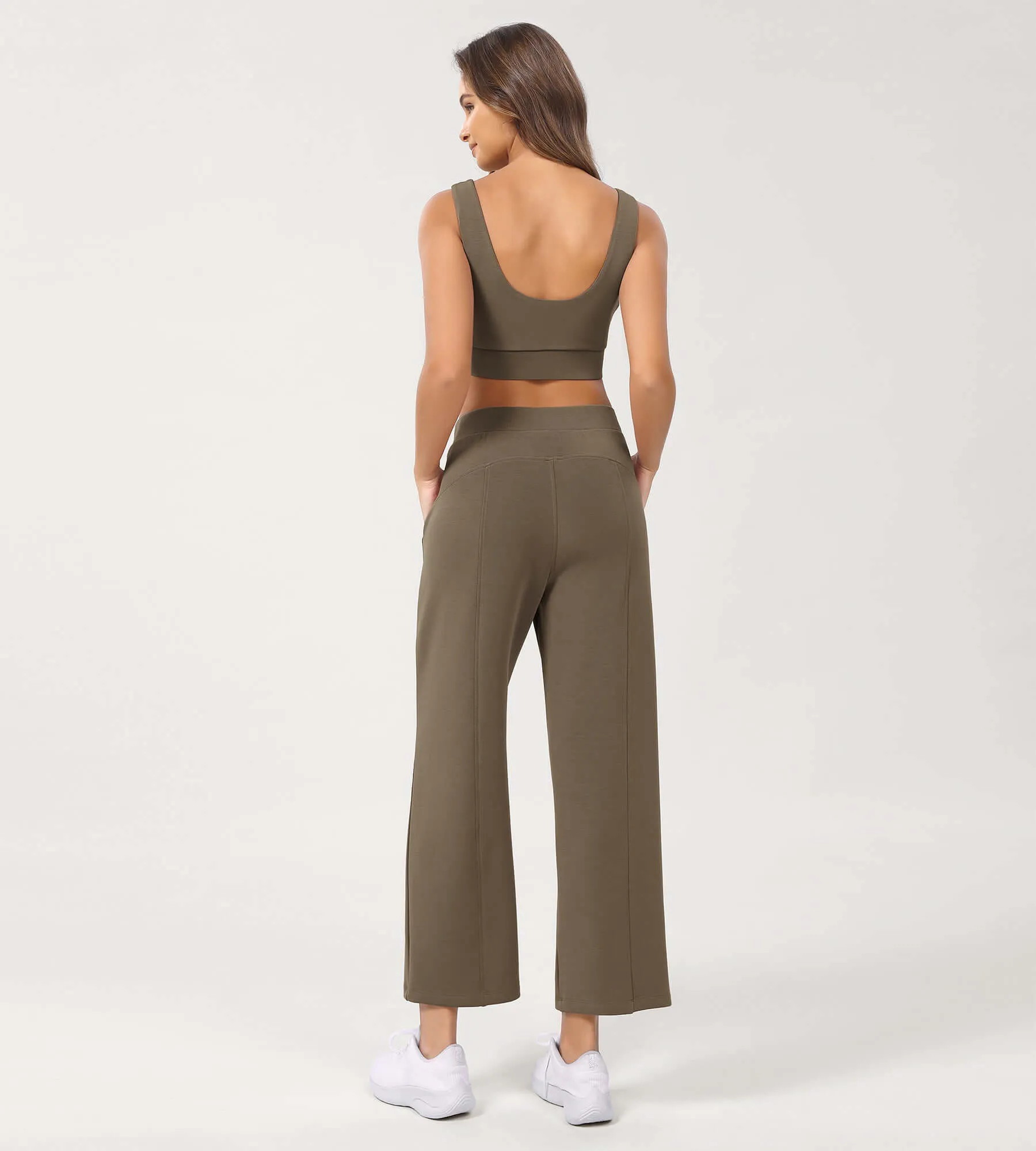 Modal Soft Relaxed Cropped Pants