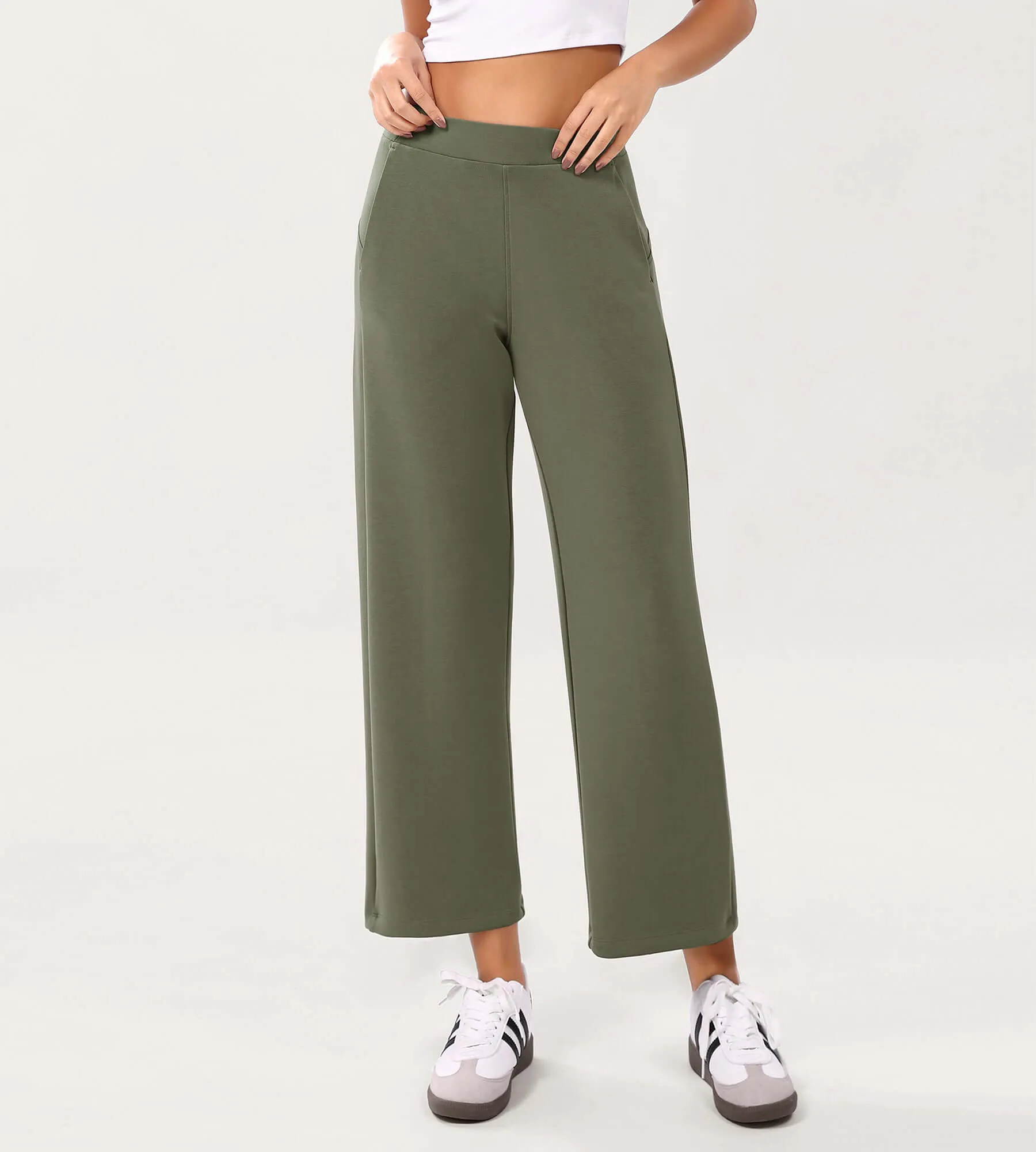 Modal Soft Relaxed Cropped Pants