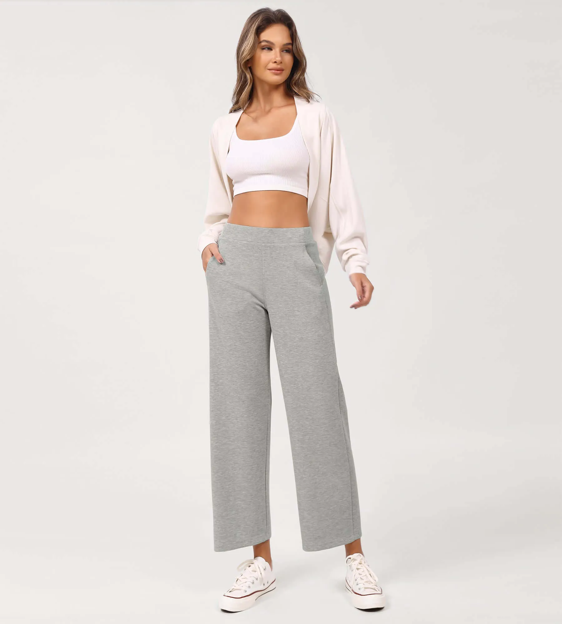 Modal Soft Relaxed Cropped Pants