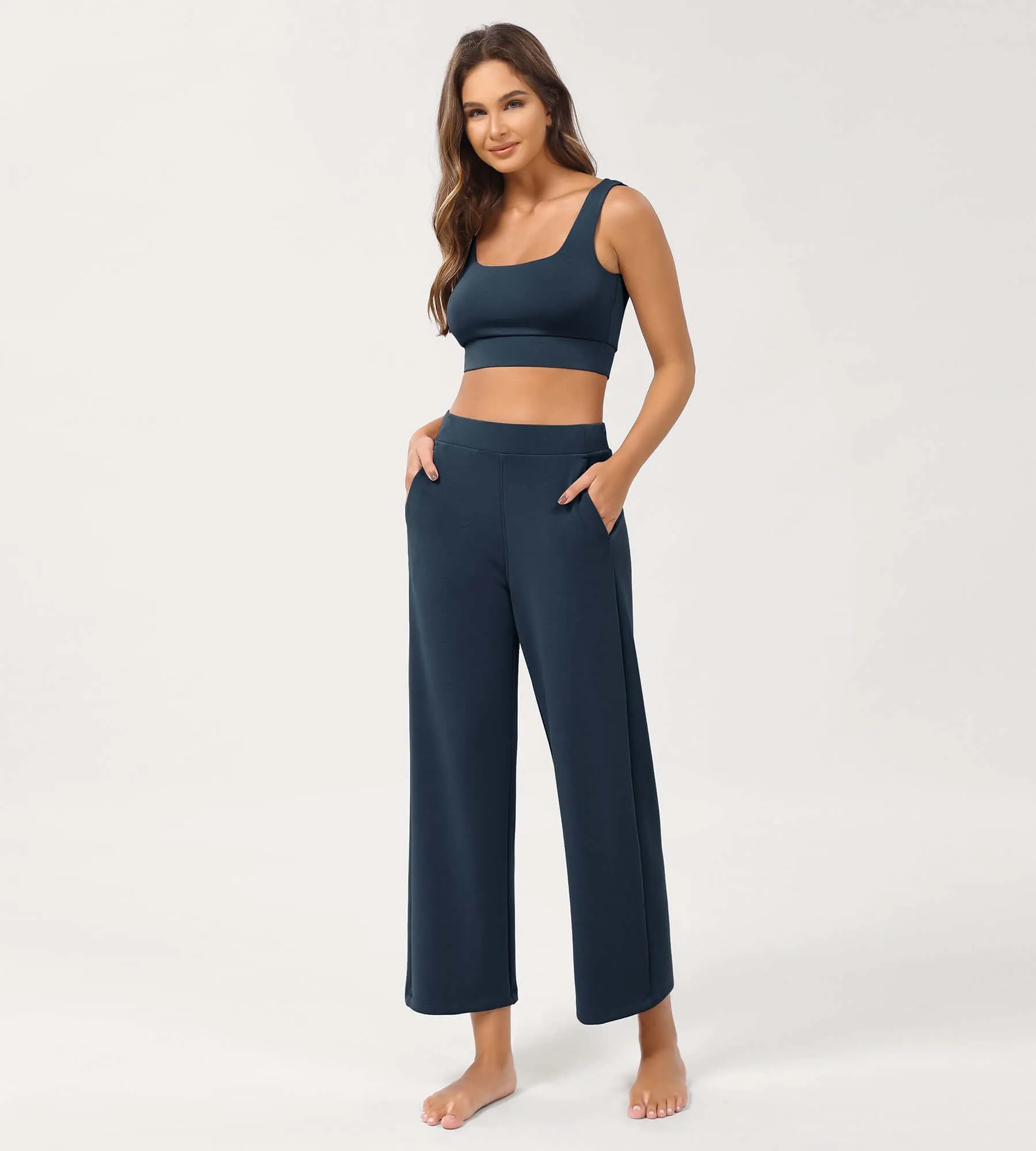 Modal Soft Relaxed Cropped Pants