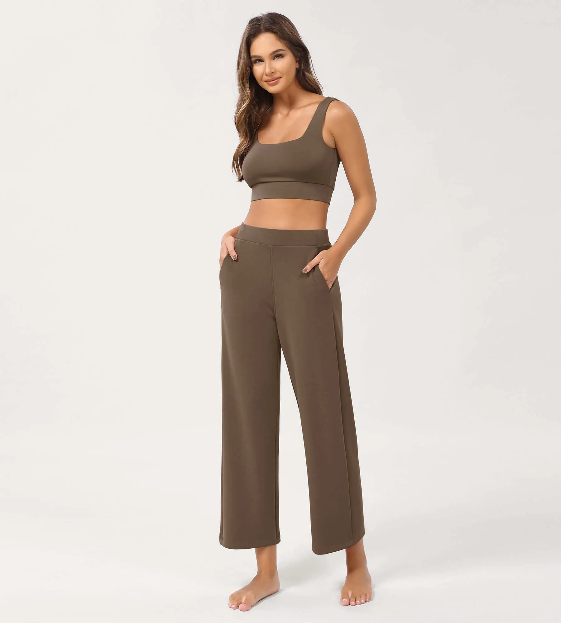Modal Soft Relaxed Cropped Pants