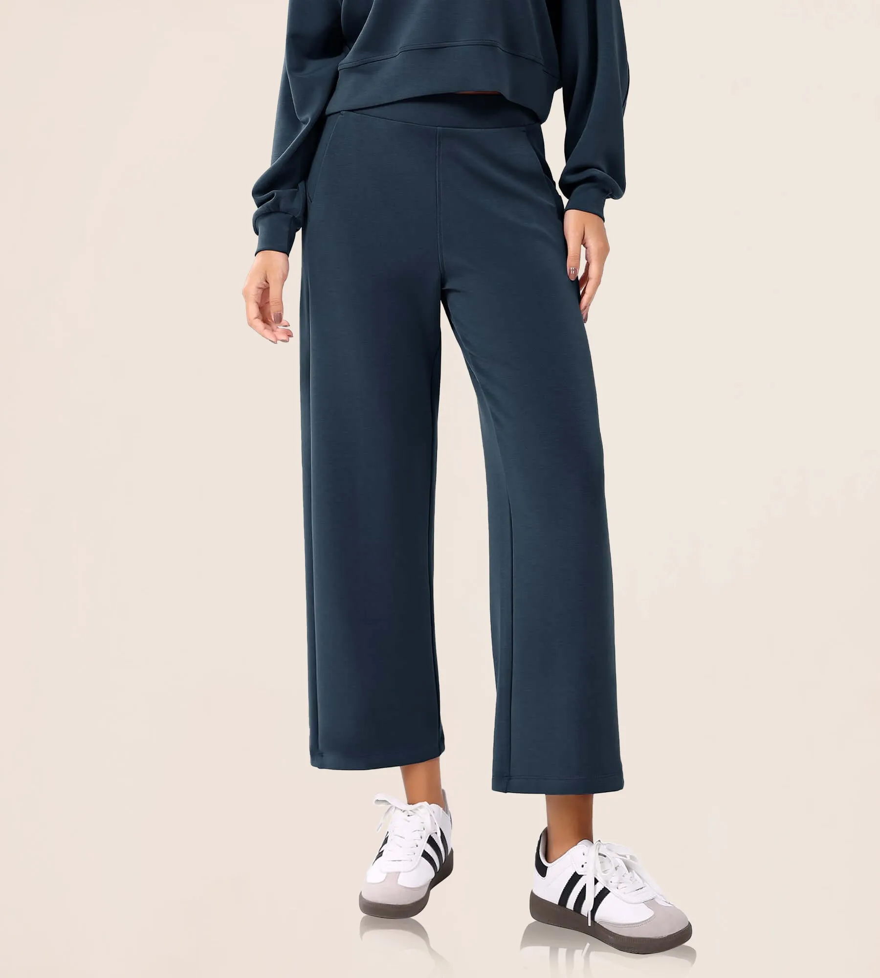 Modal Soft Relaxed Cropped Pants