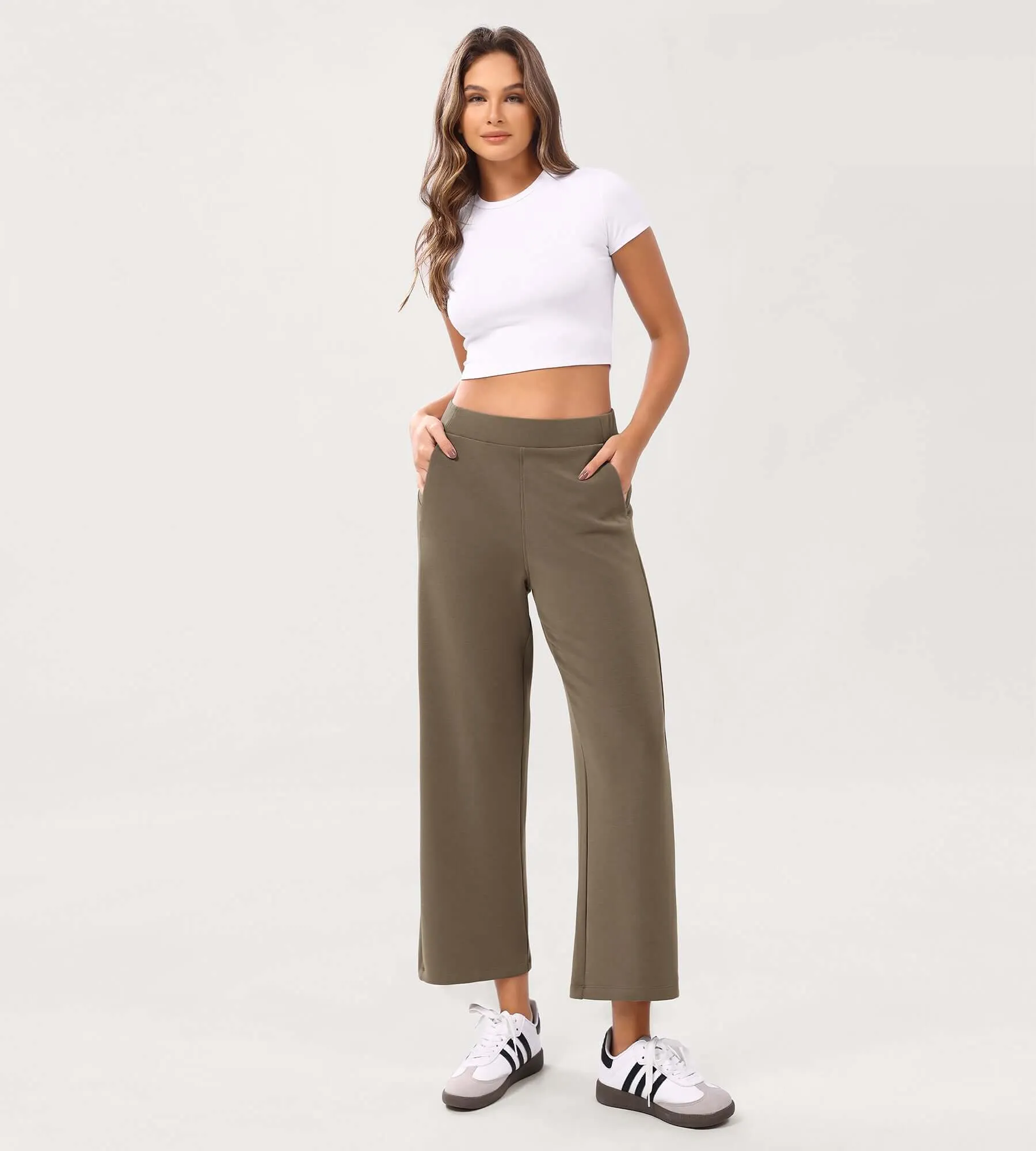 Modal Soft Relaxed Cropped Pants