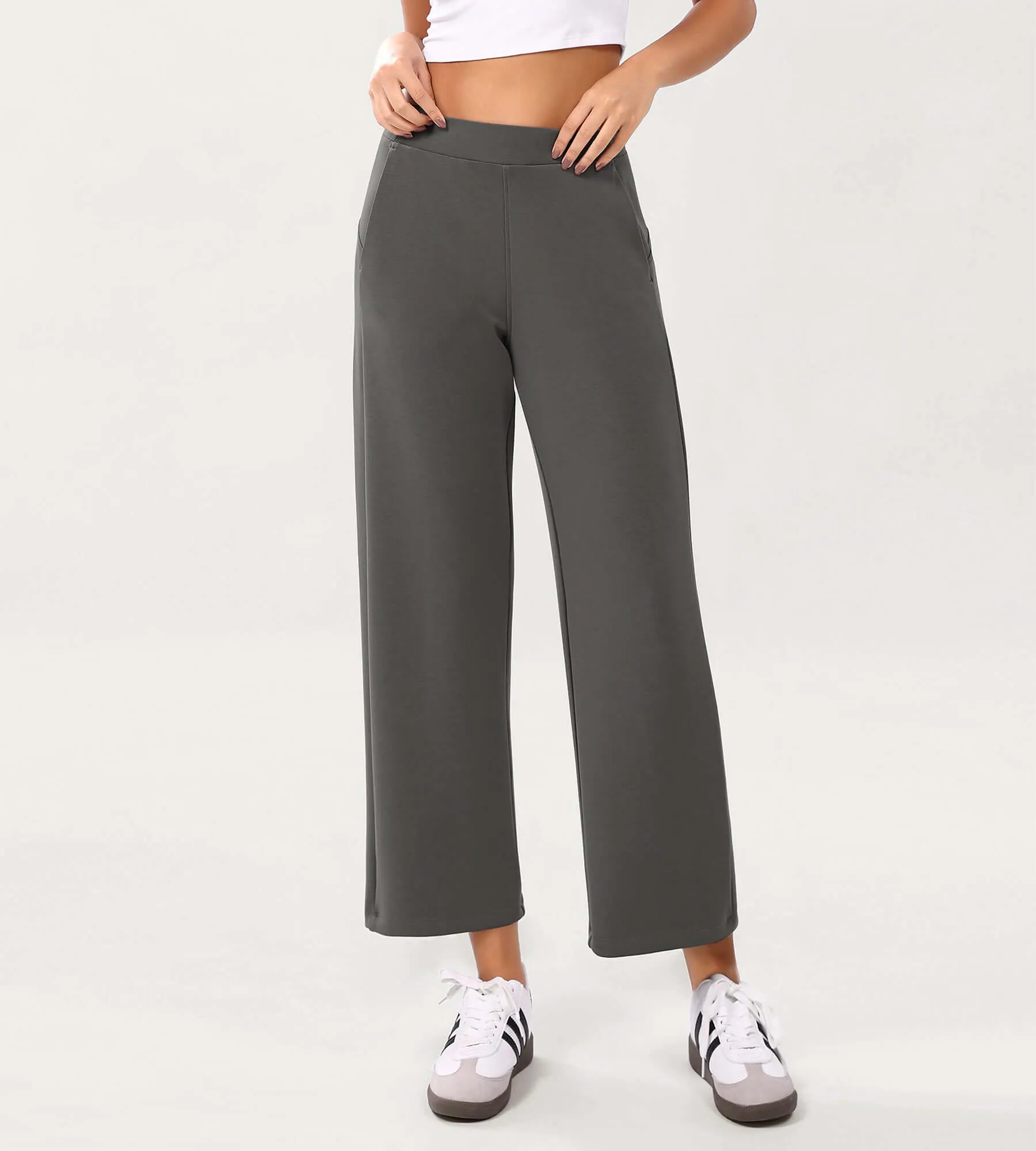 Modal Soft Relaxed Cropped Pants