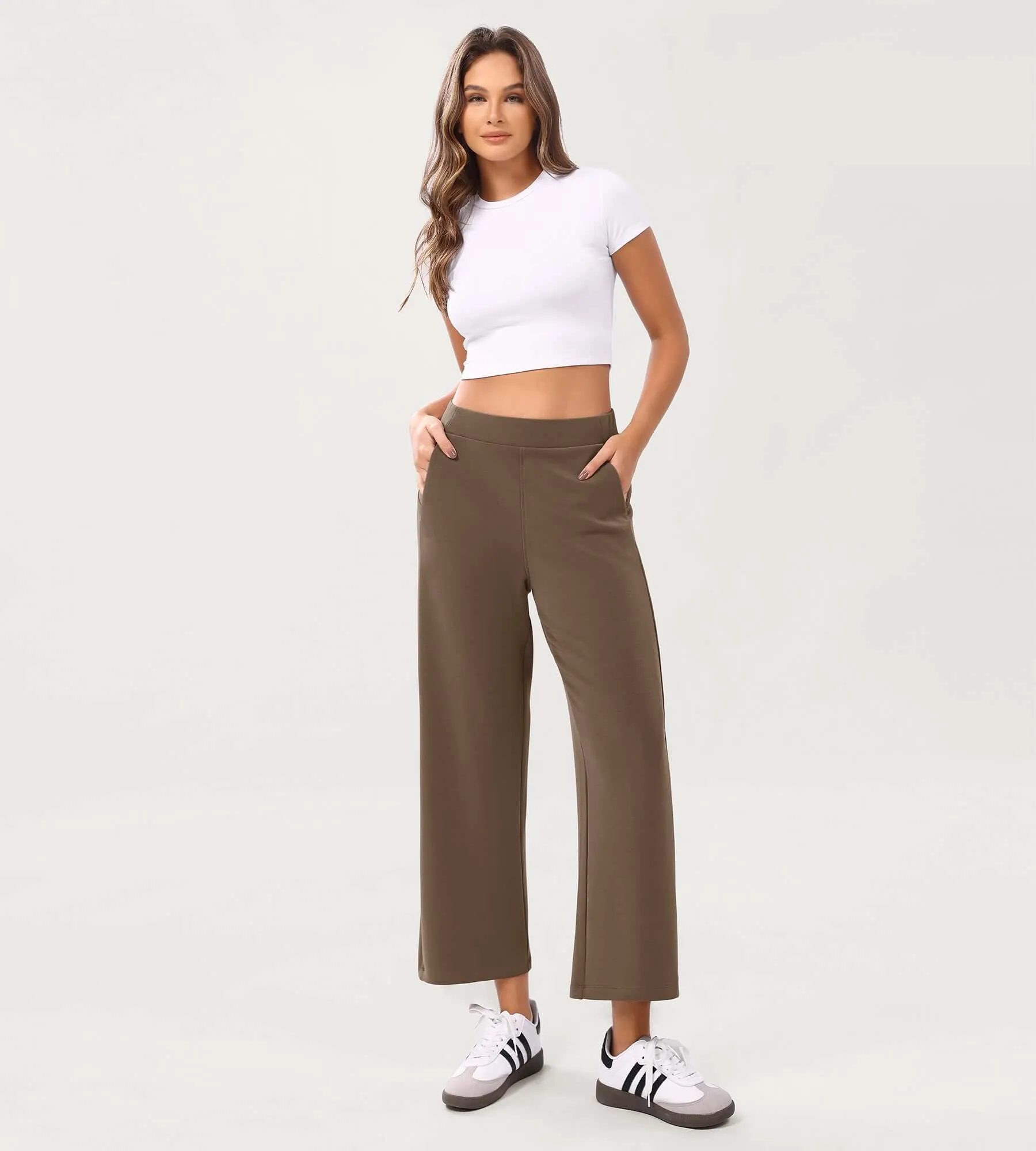 Modal Soft Relaxed Cropped Pants