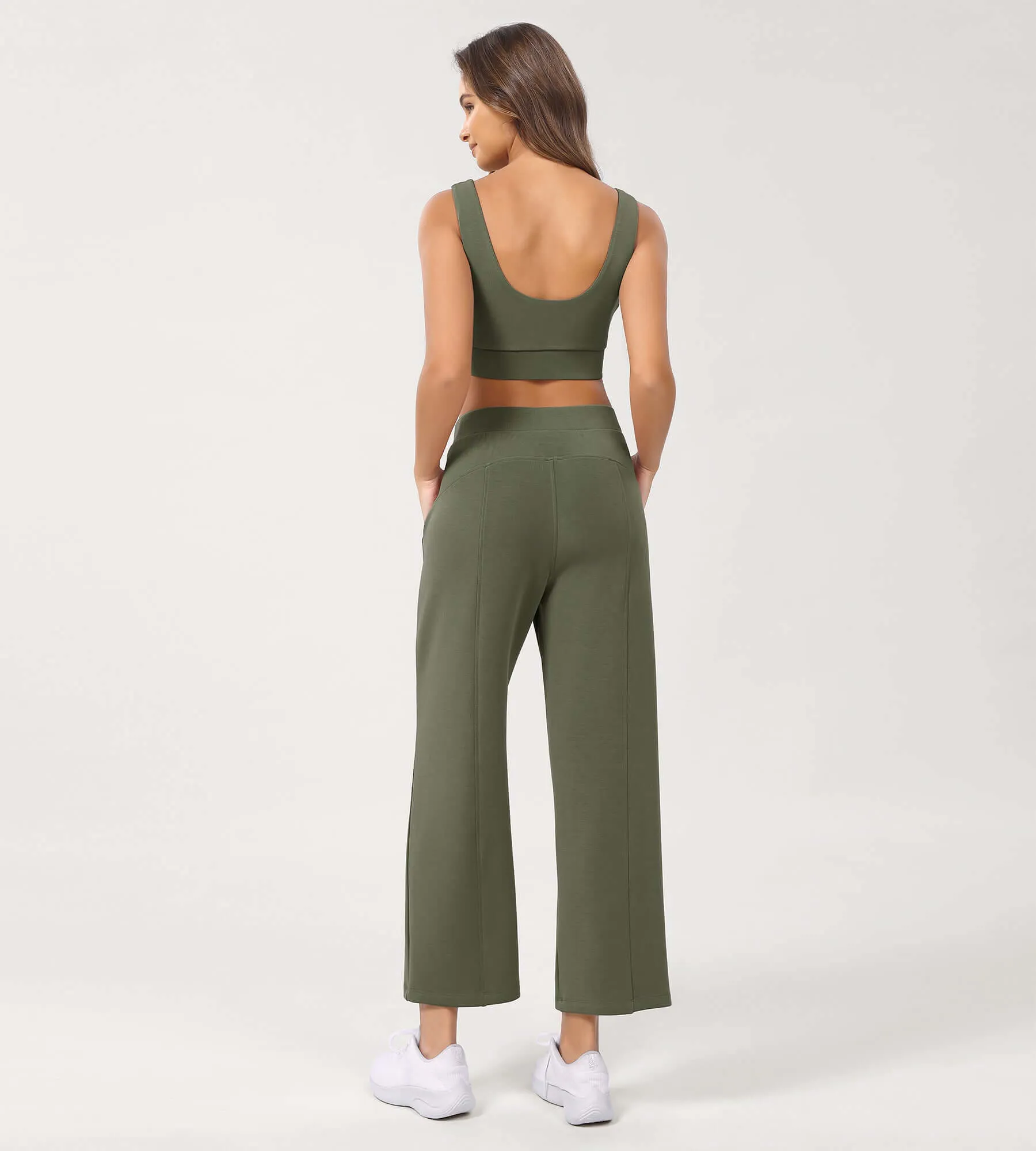 Modal Soft Relaxed Cropped Pants