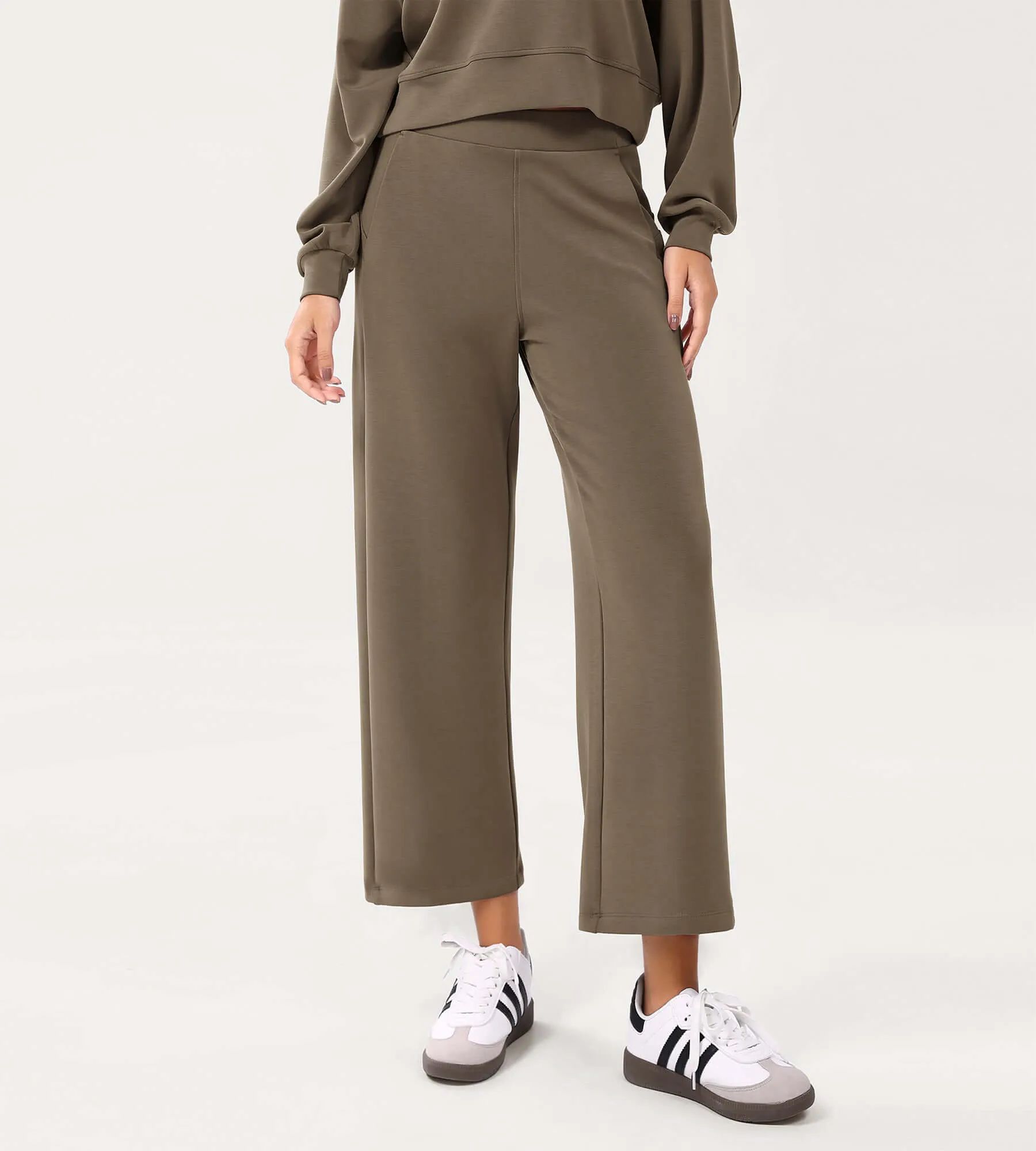 Modal Soft Relaxed Cropped Pants