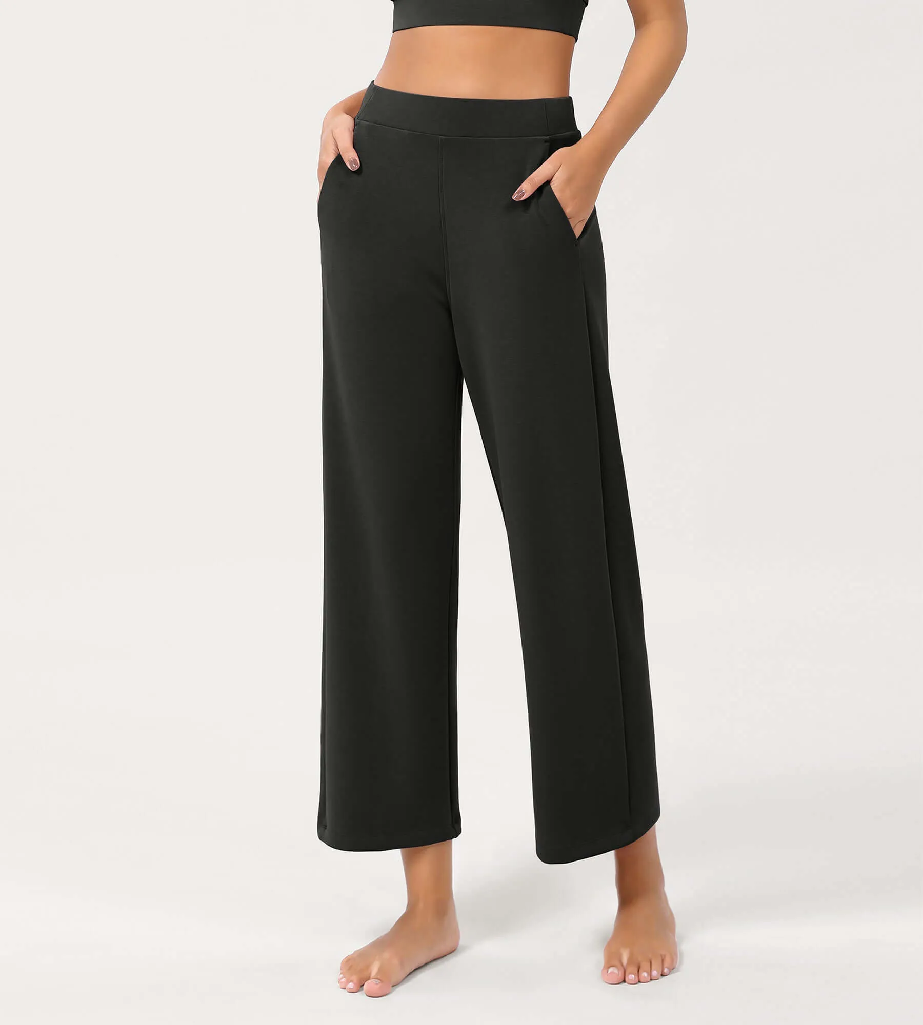Modal Soft Relaxed Cropped Pants