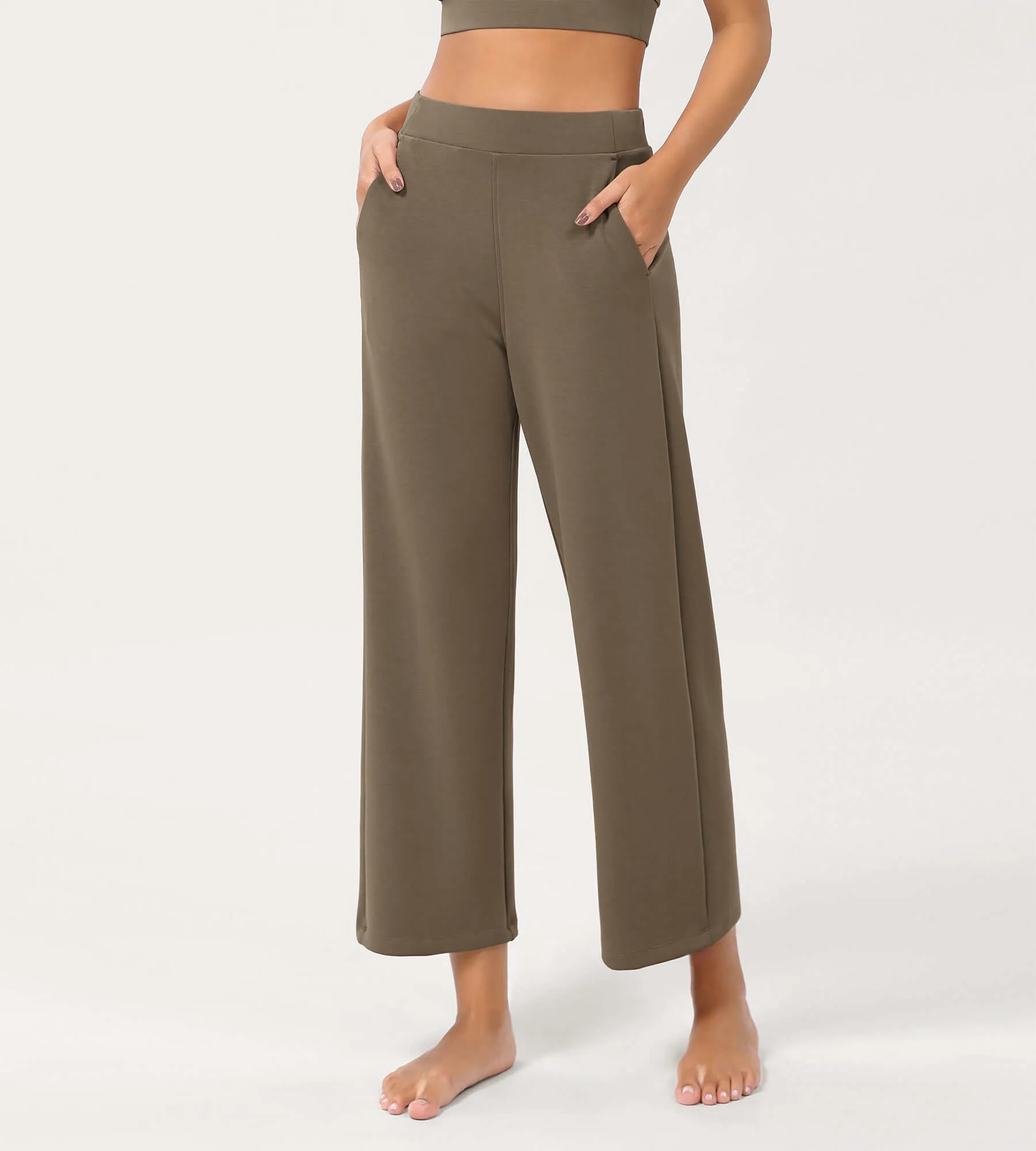 Modal Soft Relaxed Cropped Pants