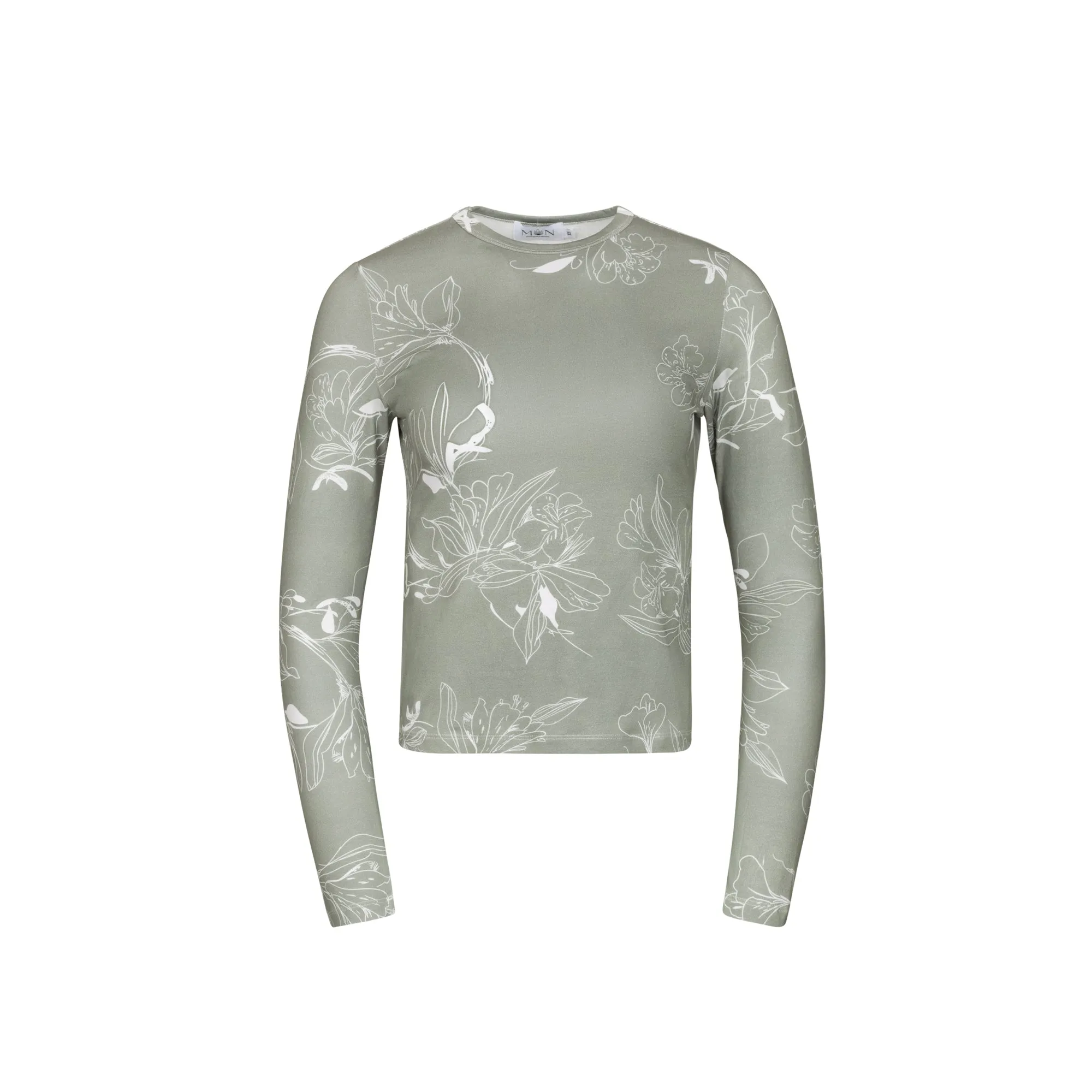 Mun Printed Essential Tee Green