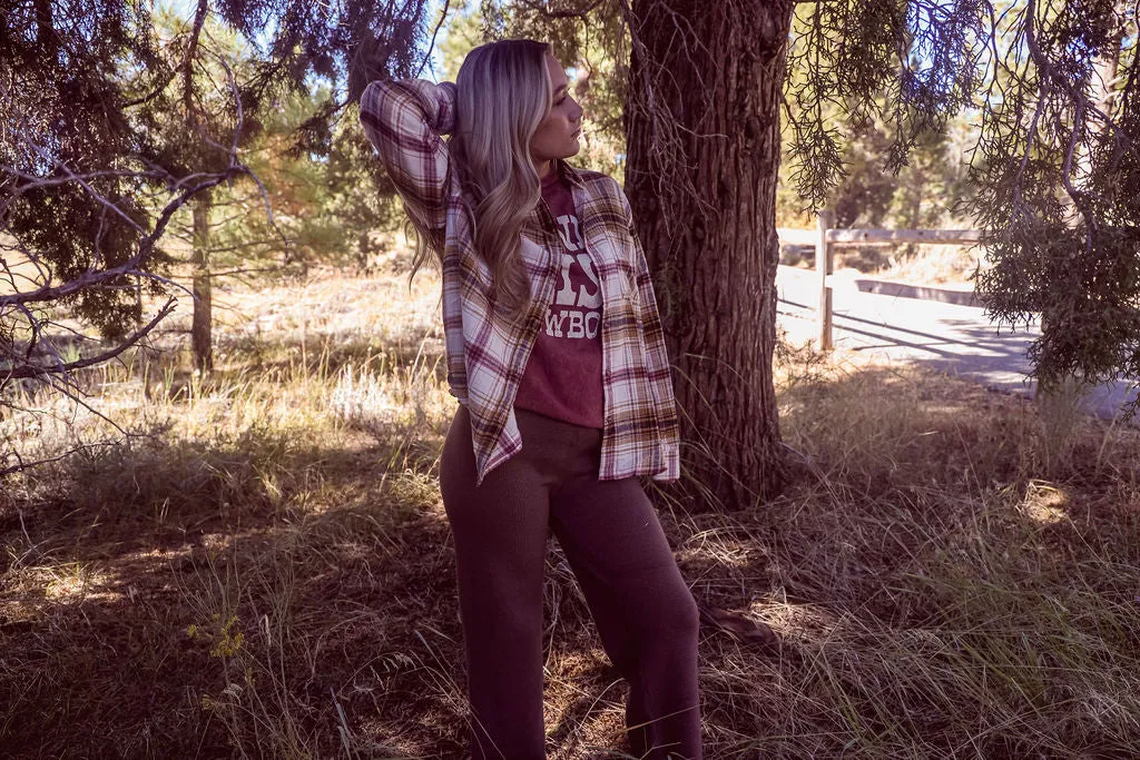 Oh So Soft Sweater Pants - RESTOCK-MOCHA