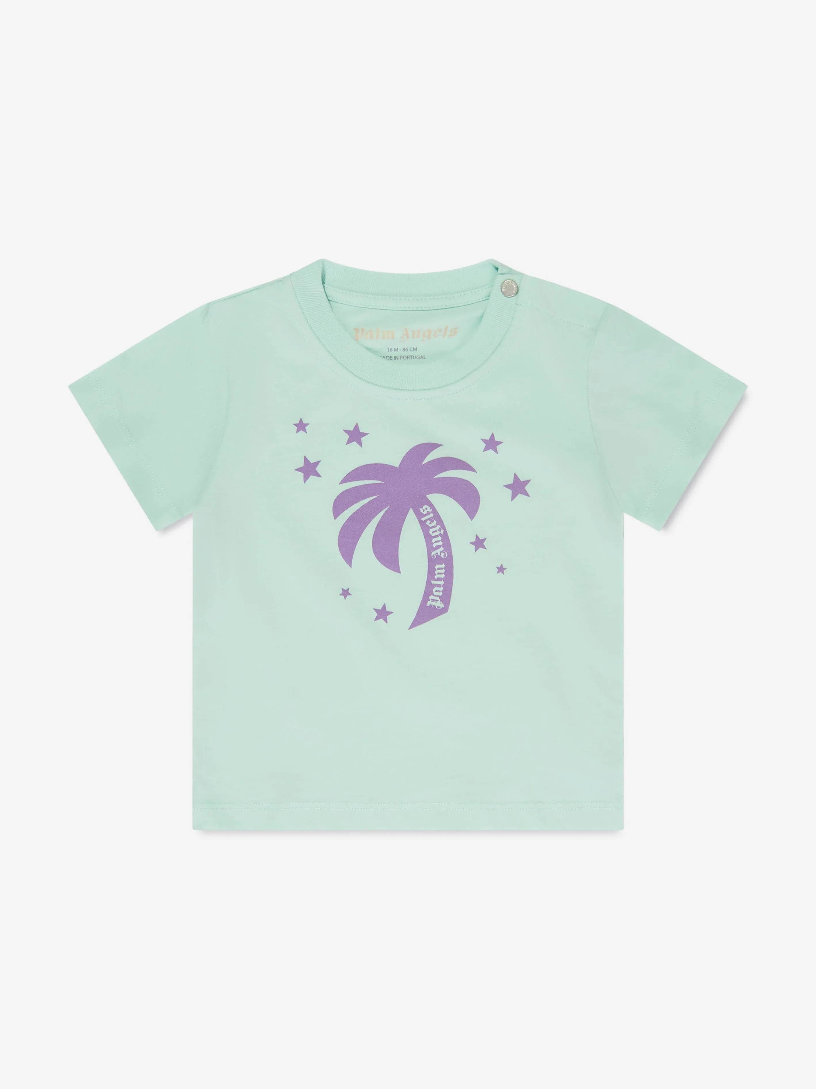 Palm Angels Baby Girls Tri-Pack T-Shirts Set in Multicolour