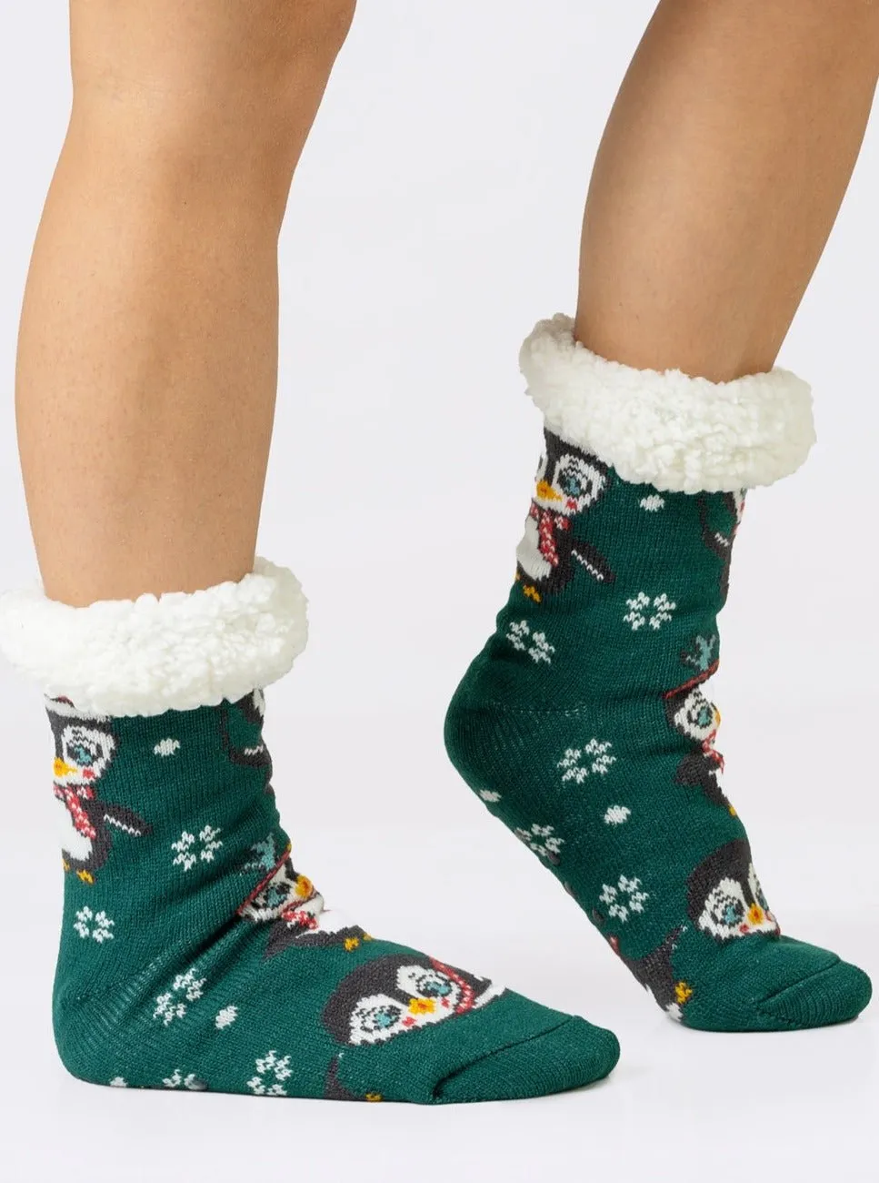 Penguin Fluffy Slipper Socks (LIMITED EDITION)