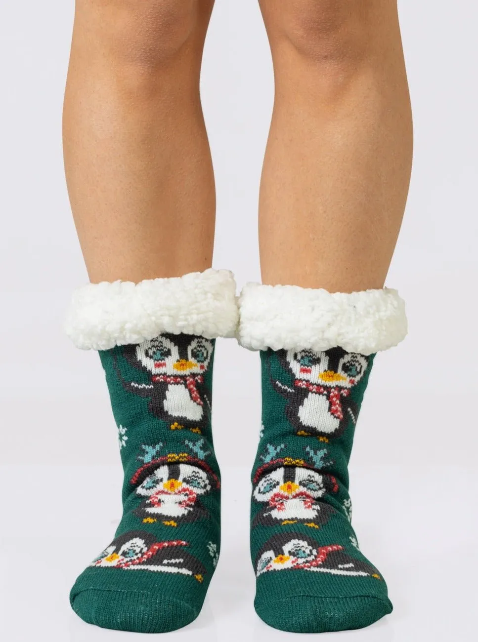 Penguin Fluffy Slipper Socks (LIMITED EDITION)