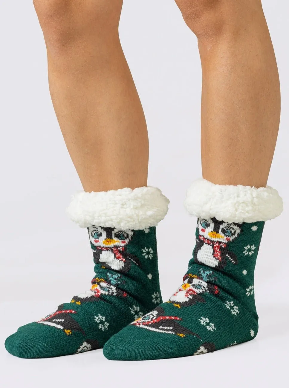 Penguin Fluffy Slipper Socks (LIMITED EDITION)