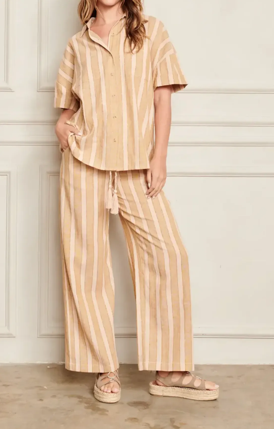 Pierson Pant in Soft Peach