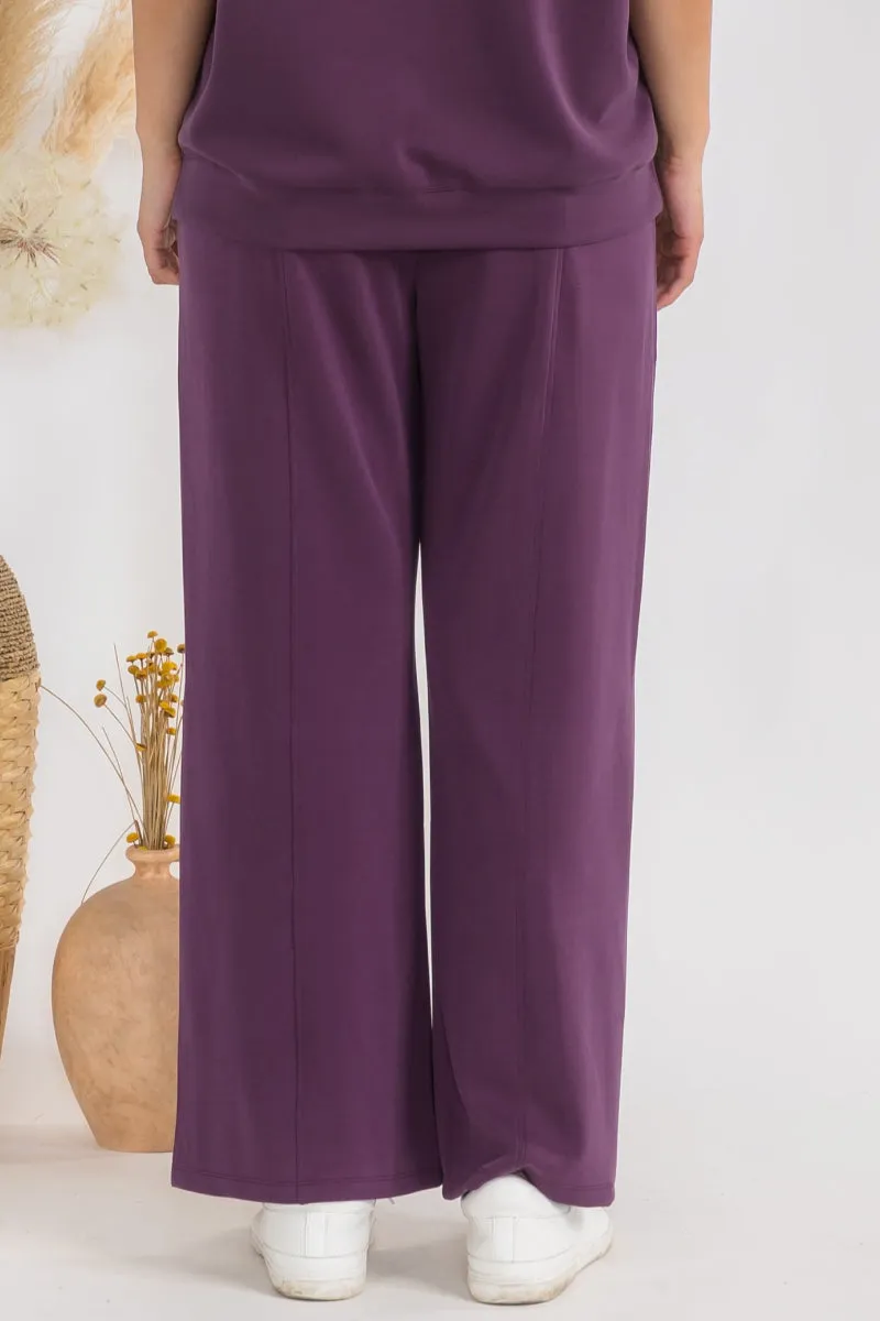Plus Size Women’s Sofie Soft Modal Wide Leg Pants