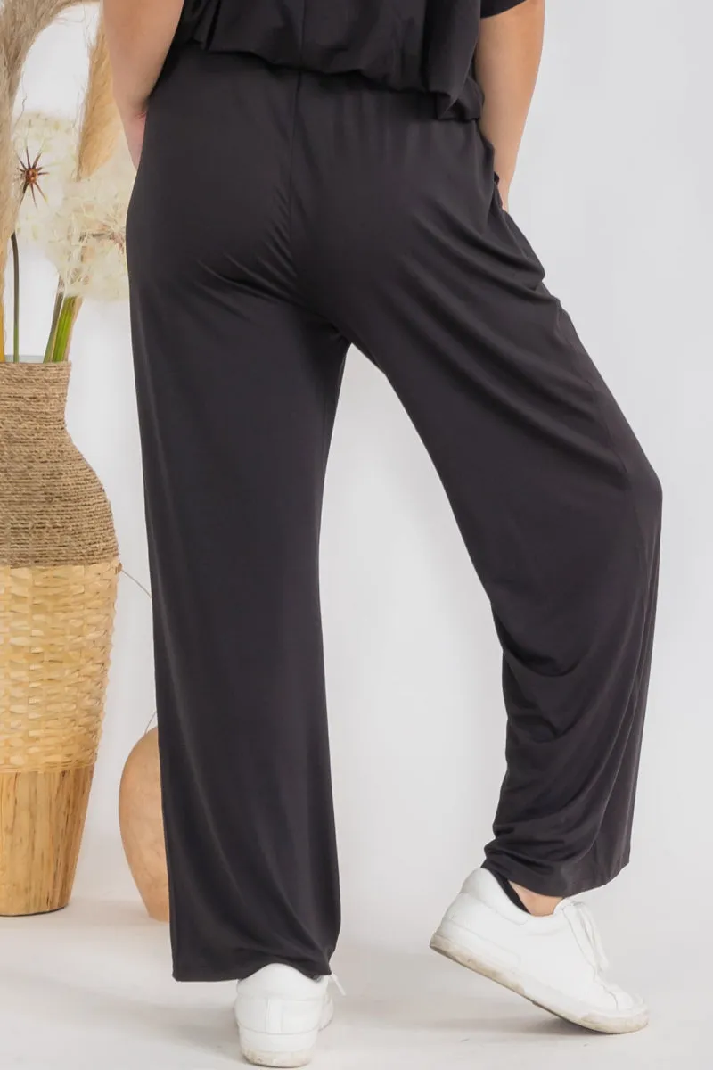 Plus Size Women’s Sofie Soft Modal Wide Leg Pants