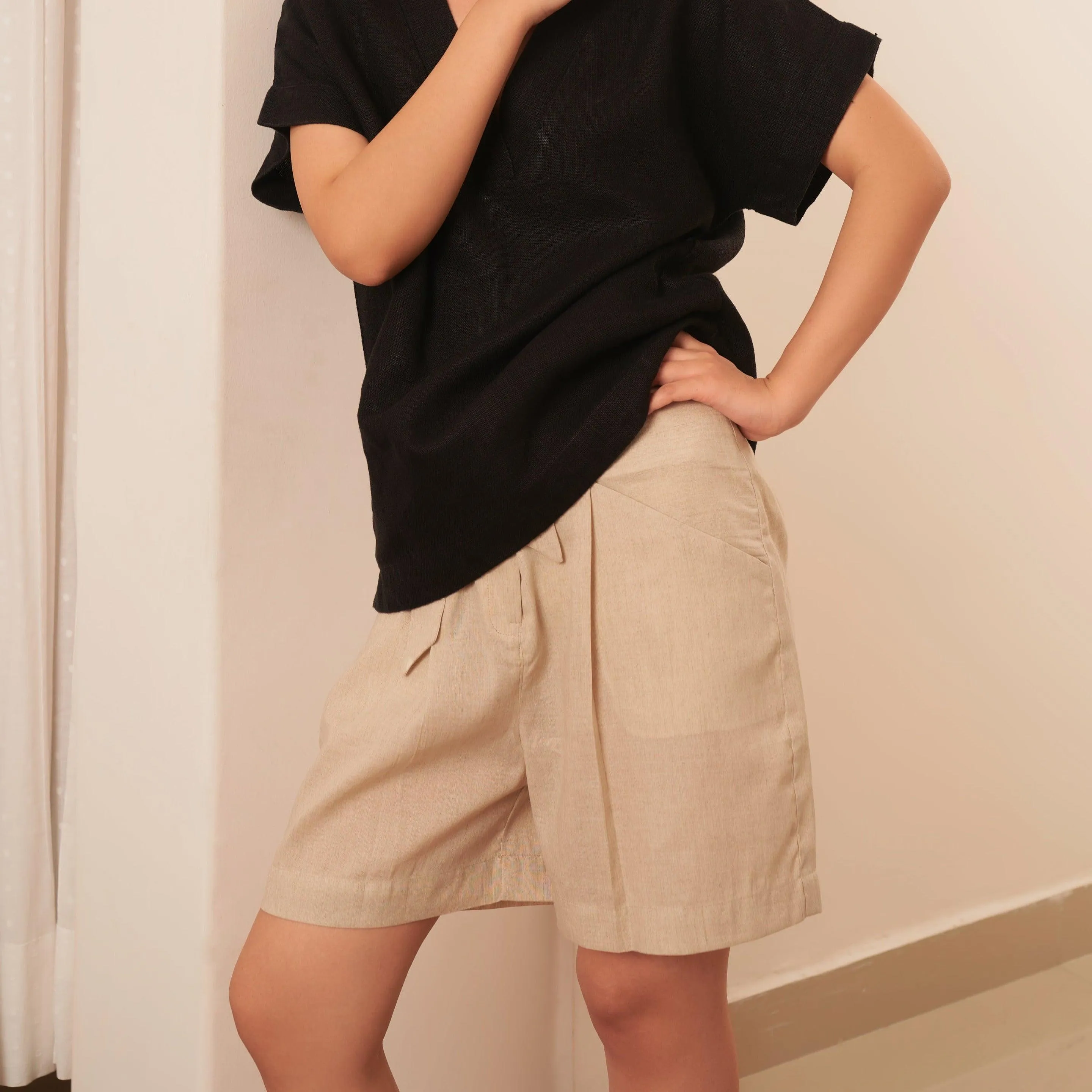Pure Linen Shorts HEMIN