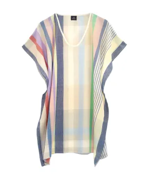 Rainbow Plaid Caftan