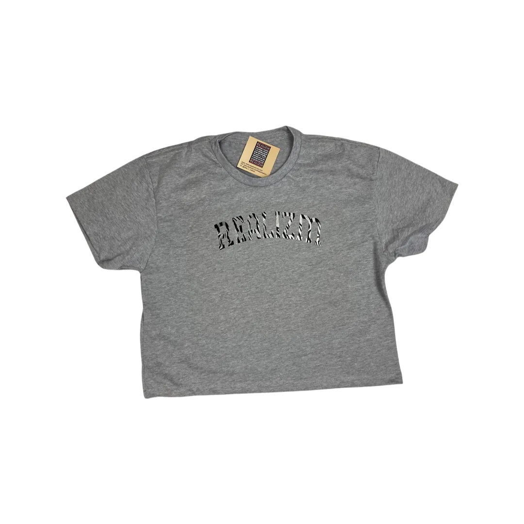 REALIZM Varsity Women's Cropped T-Shirt